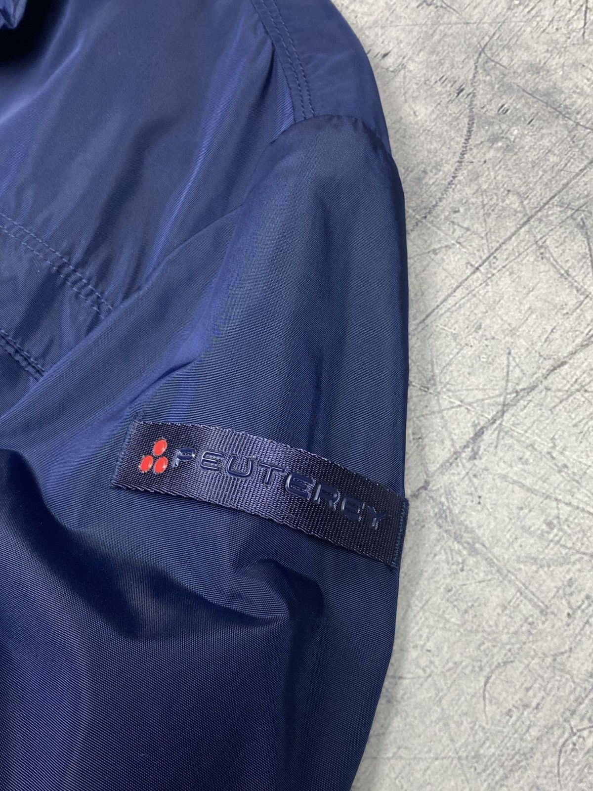 Peuterey Peuterey Technical Nylon Bomber Jacket Navy Blue Size US M / EU 48-50 / 2 - 7 Thumbnail