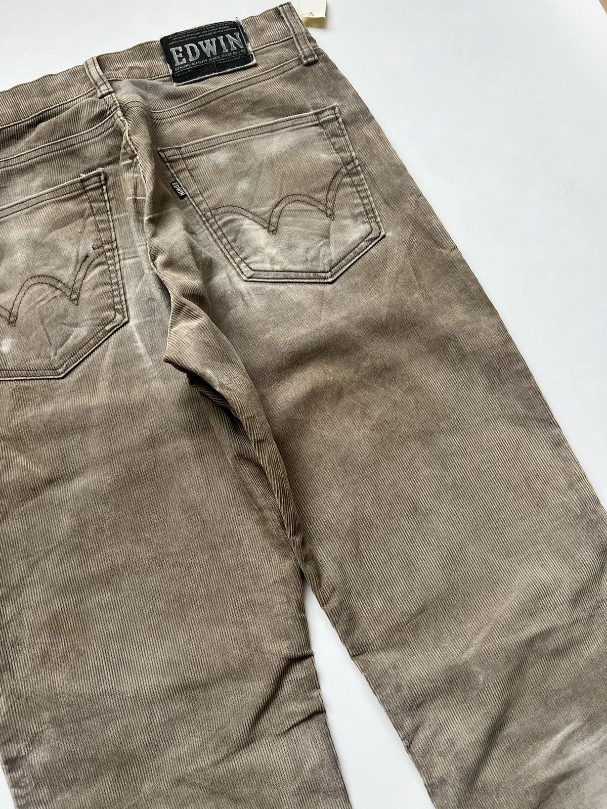 Edwin Edwin 503 Brown Wash Corduroy Pants Size US 31 - 12 Thumbnail