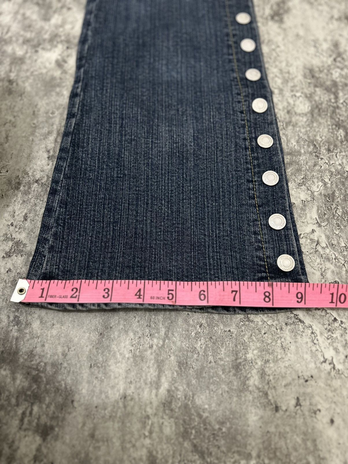 14th Addiction × If Six Was Nine × Le Grande Bleu (L.G.B.) Bootcut Multipocket Button Side Flare Oririn Jeans Size US 28 / EU 44 - 16 Thumbnail