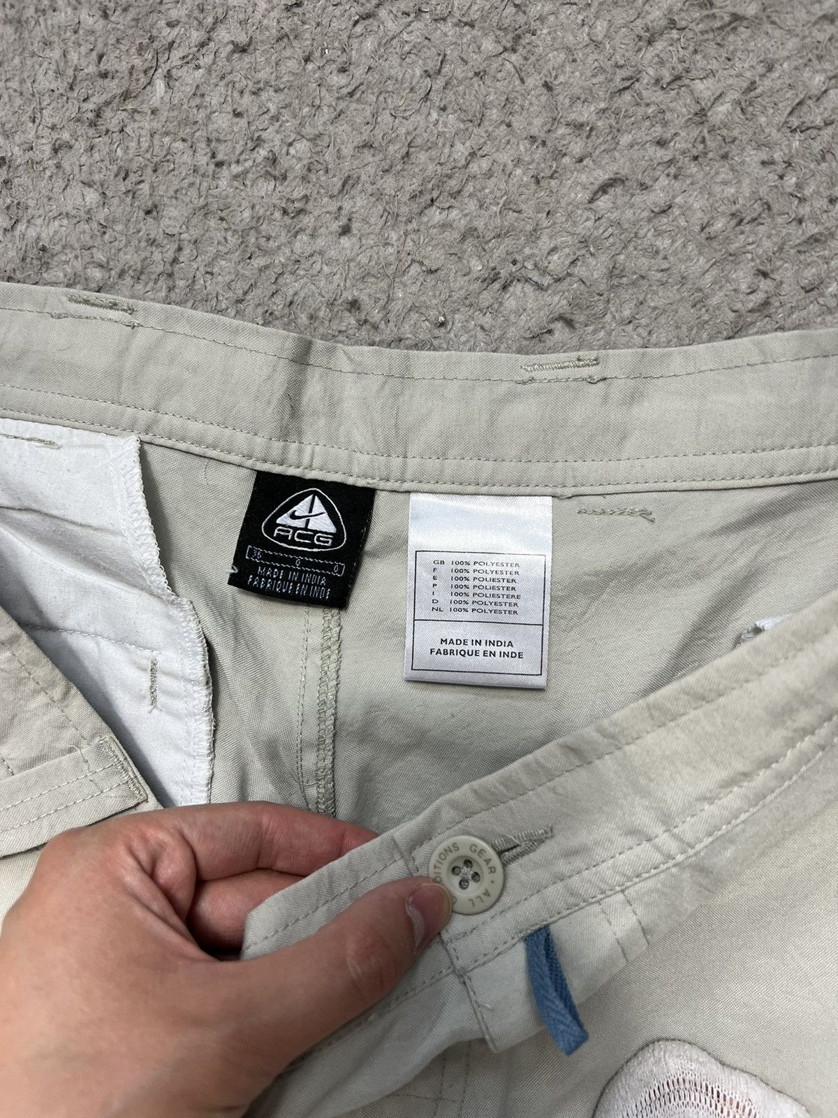 Nike ACG Cargo Shorts Nike ACG Small Logo Vintage Size US 36 / EU 52 - 4 Thumbnail