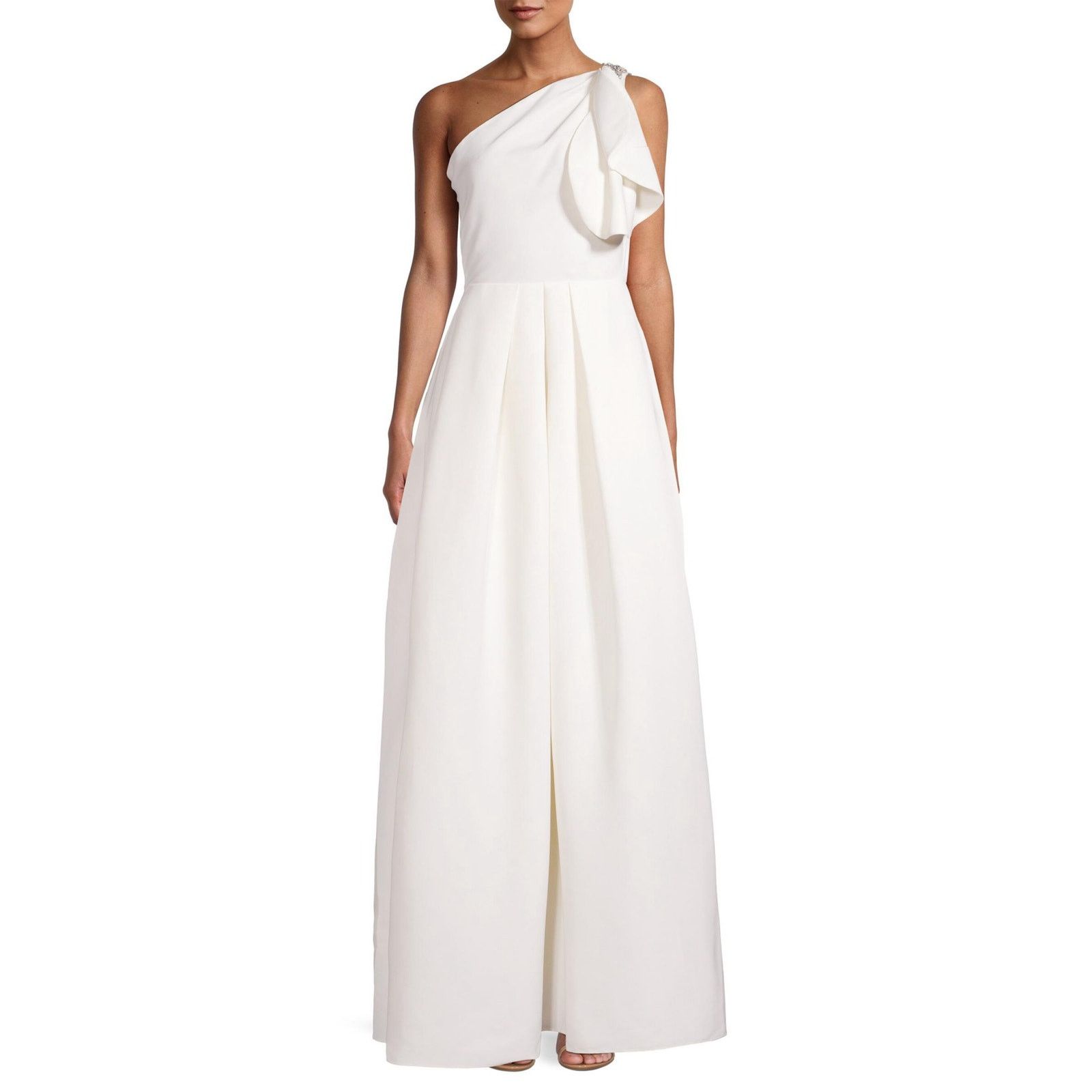 Sachin & Babi Sachin & Babi Martina One-Shoulder Gown Wedding Dress size 8 Size M / US 6-8 / IT 42-44 - 5 Thumbnail