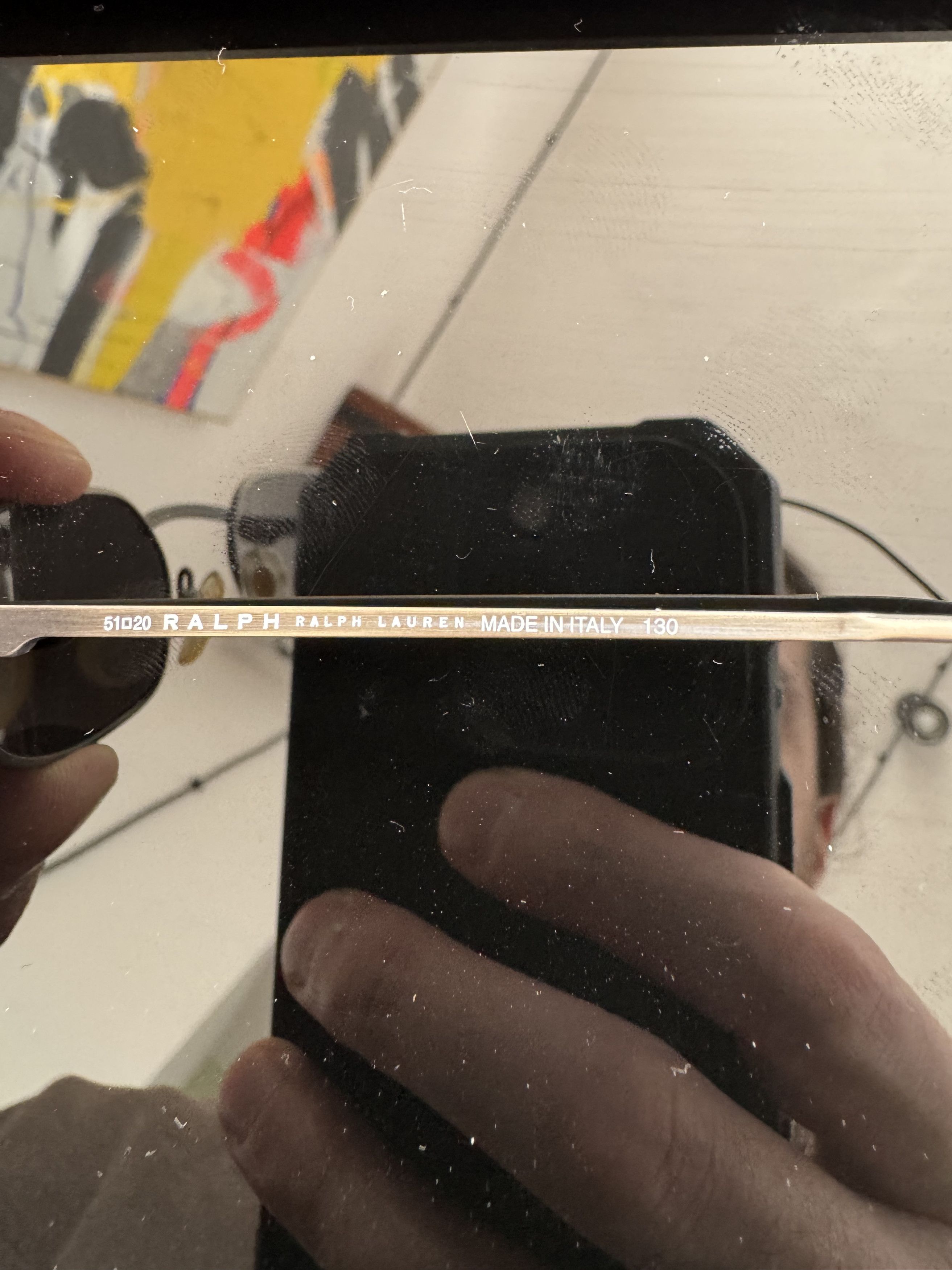 Ralph Lauren Ralph Lauren '90s Havana & Silver Mirror Lens Sunglasses Size ONE SIZE - 4 Thumbnail