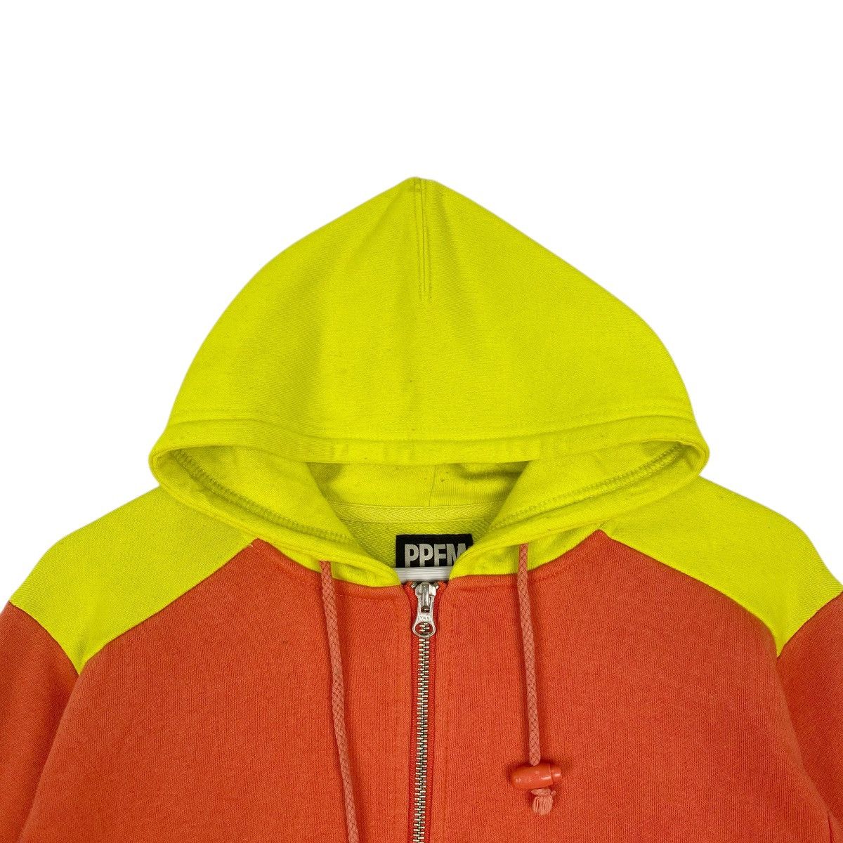 Other Vintage PPFM Printed Hoodie Yellow/Green Pullover Size L Size US L / EU 52-54 / 3 - 4 Thumbnail