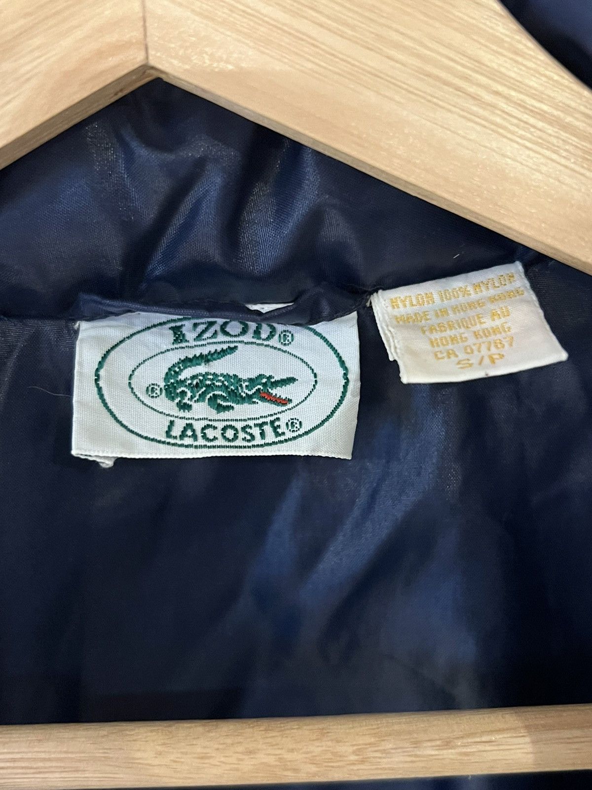 Lacoste Rare vintage Lacoste navy blue windbreaker jacket Size US S / EU 44-46 / 1 - 3 Thumbnail