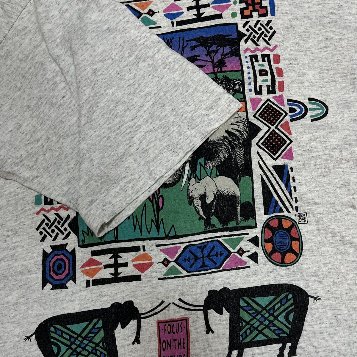 All Sport Rare Vintage 1990s San Diego Zoo Animal Park TShirt Size US L / EU 52-54 / 3 - 20 Thumbnail