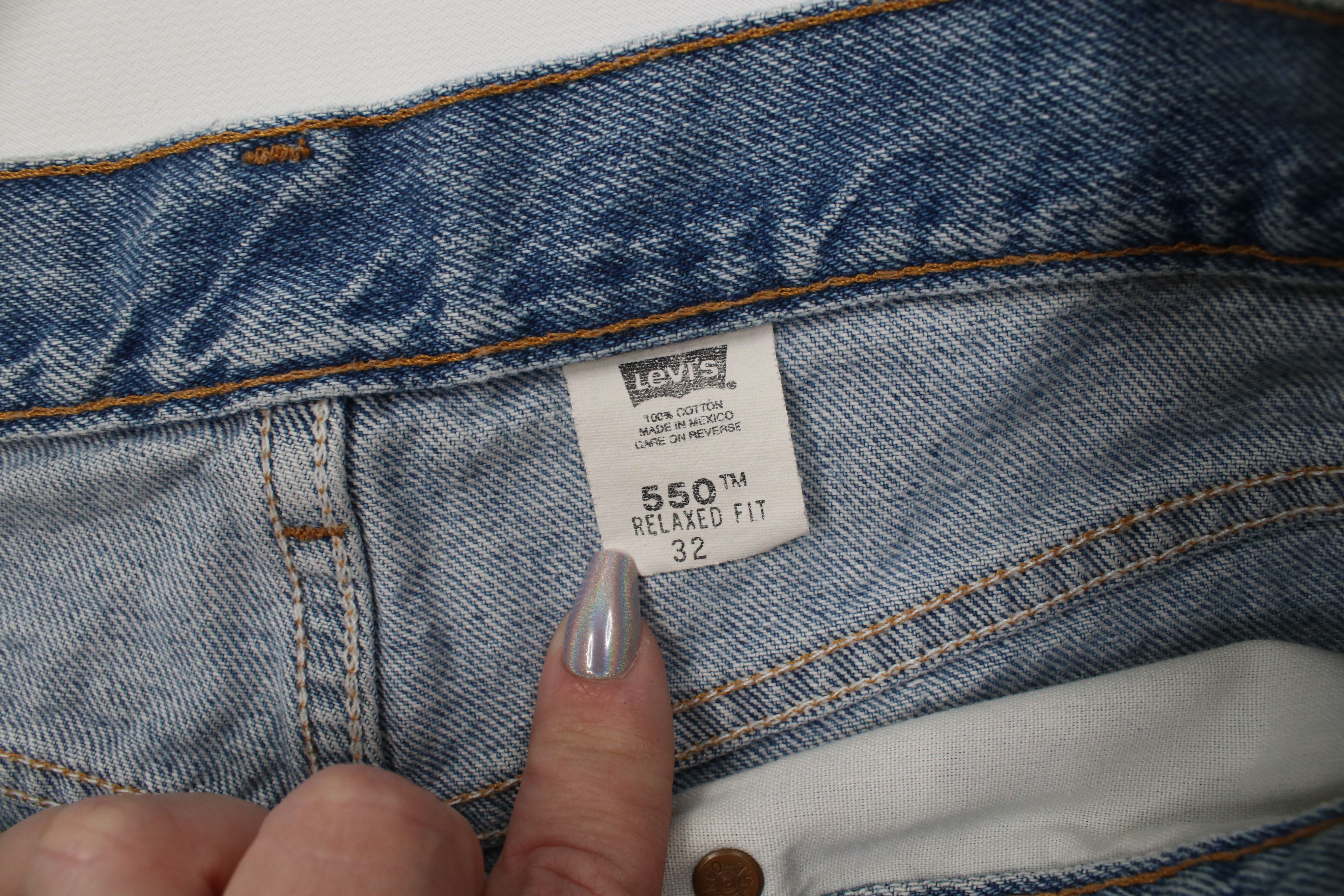 Levi's Vintage Y2K 2001 Levis 550 Fit Denim Jean Shorts Jorts Size US 32 / EU 48 - 8 Thumbnail