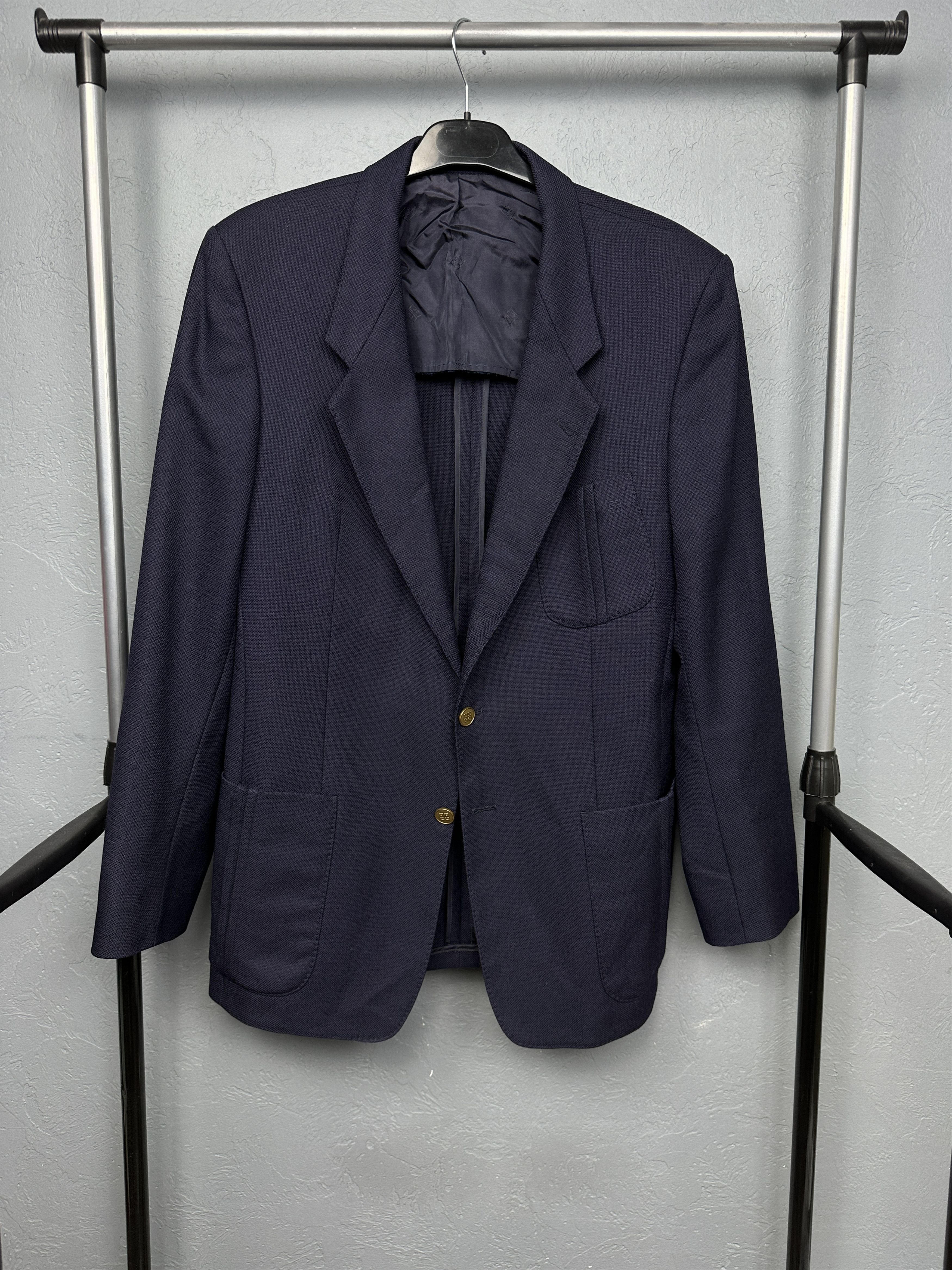 Givenchy Givenchy Gentleman Paris Vintage Mens Wool Blazer Jacket Size US L / EU 52-54 / 3 - 1 Thumbnail