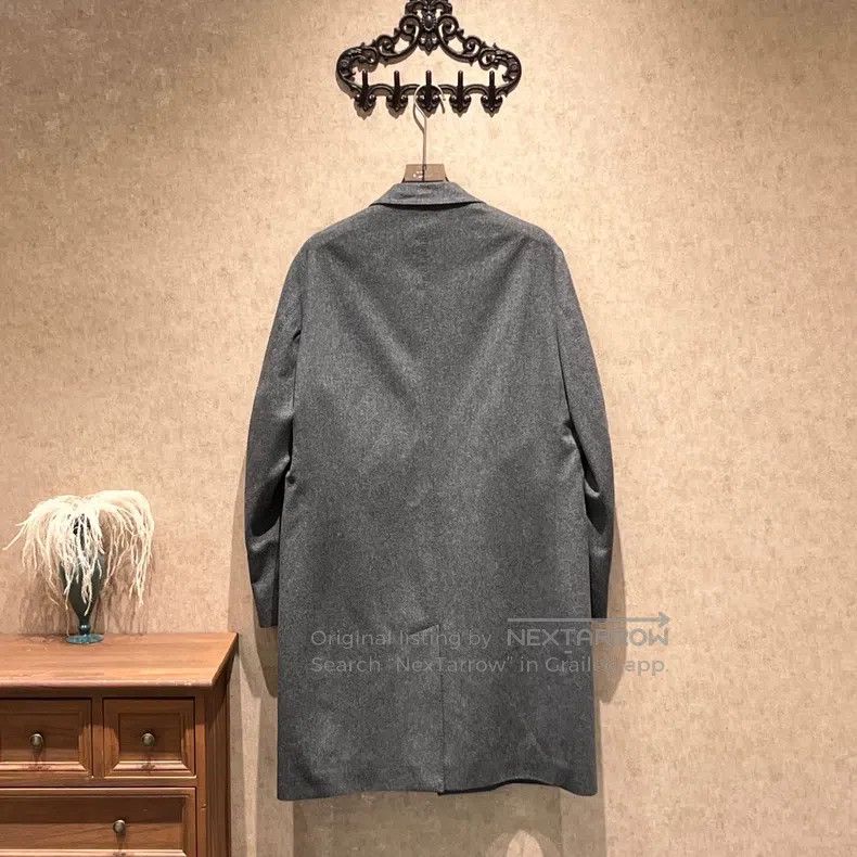 Loro Piana Loro Piana Grey Cashmere Coat Size US L / EU 52-54 / 3 - 2 Thumbnail