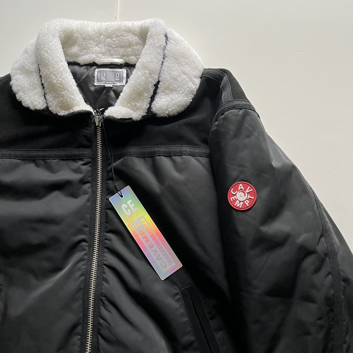 Cav Empt Cav Empt Suede Shoulder Bomber Jacket Size US S / EU 44-46 / 1 - 2 Thumbnail
