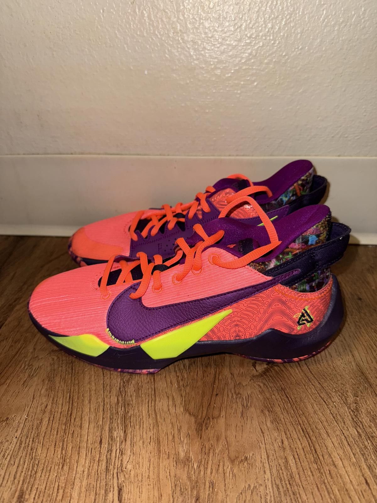Nike Nike Zoom Freak 2 SE Bright Mango (Gs) Giannis Size US 5.5 / EU 38 - 3 Thumbnail