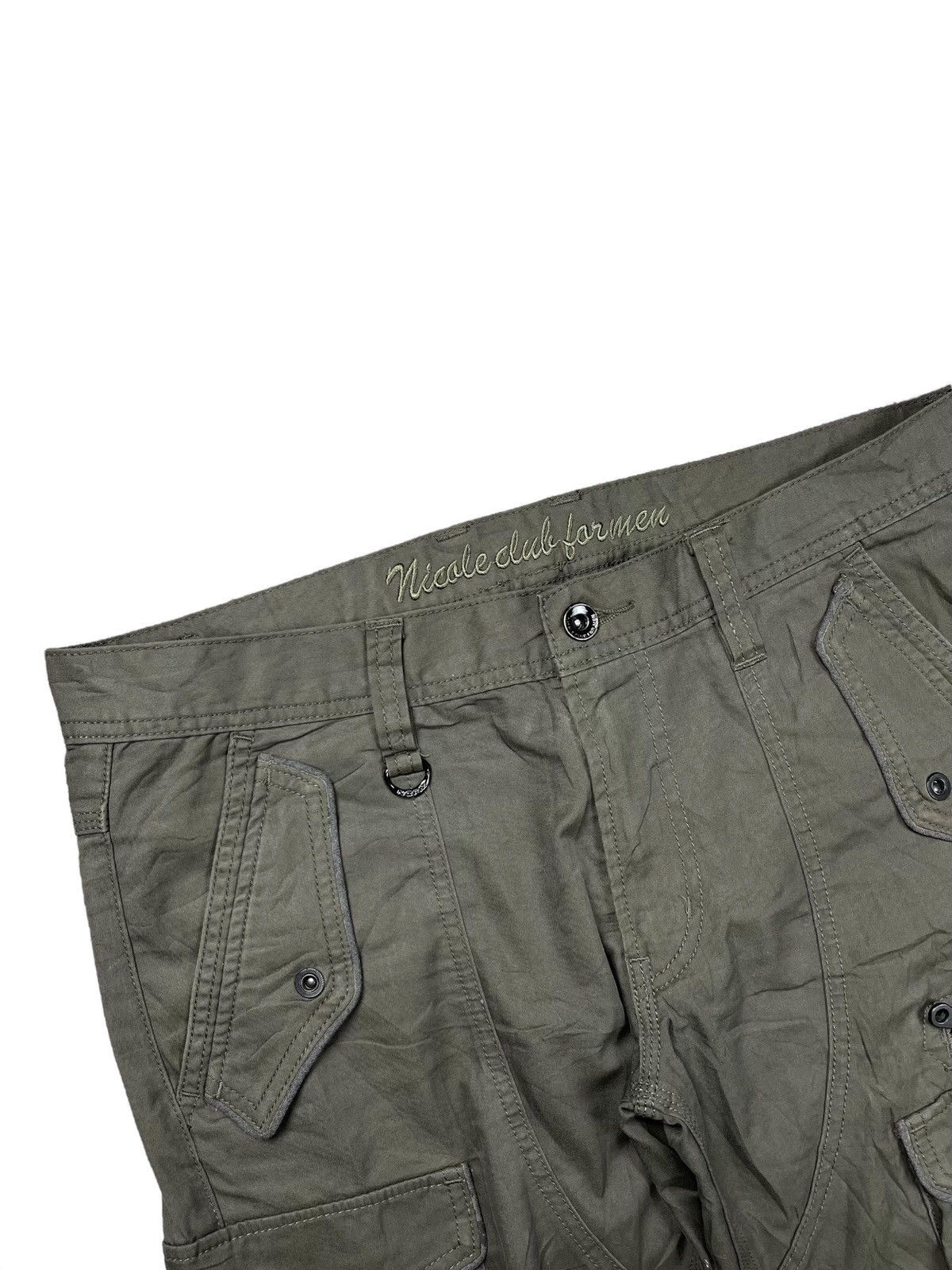 If Six Was Nine 2000s Nicole Club For Men - Multipocket Cargo Pants Size US 29 - 3 Thumbnail