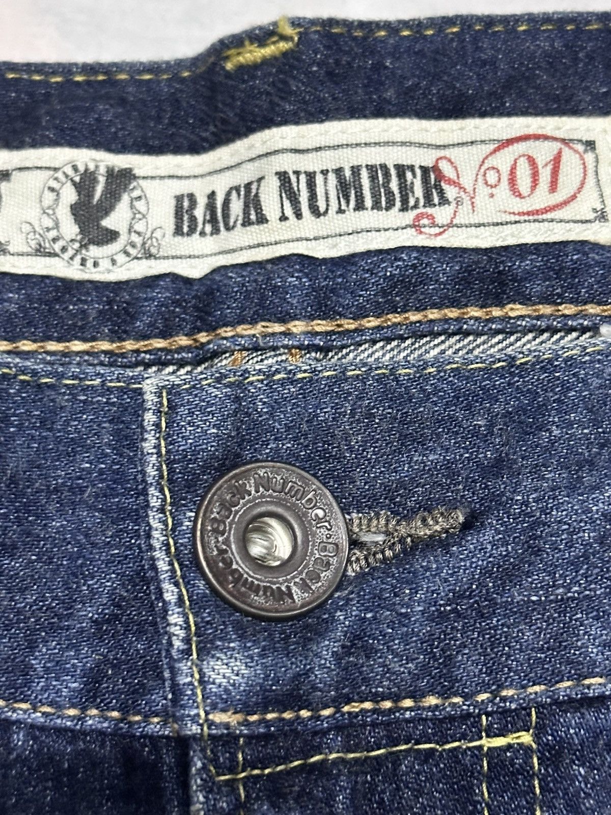 Japanese Brand Vintage Japan Distressed Jeans Baggy Style and Thunder Wash Size US 32 / EU 48 - 8 Thumbnail