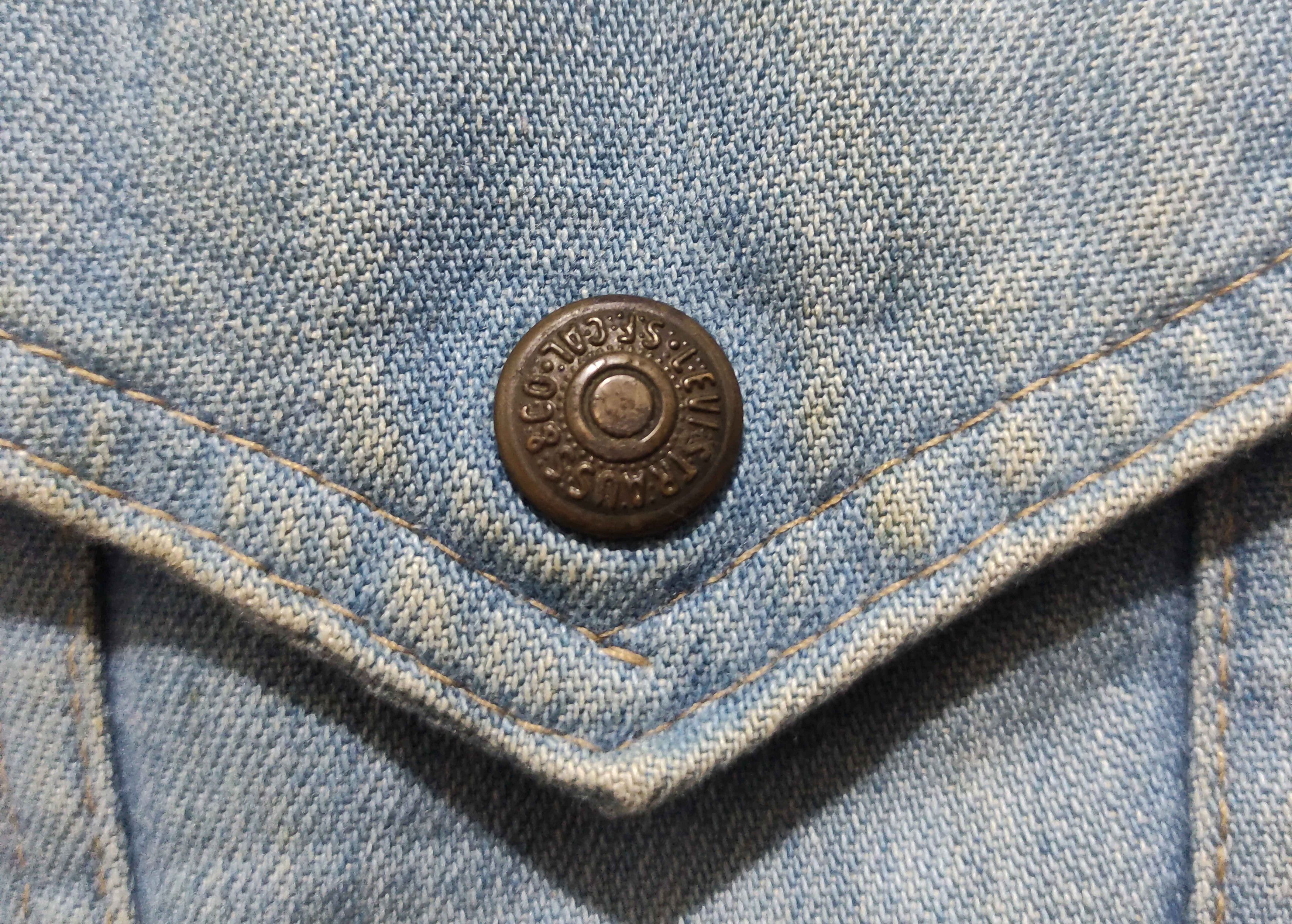 Levi's Vintage 1970's Levis Sherpa Lined Trucker Jacket Size US S / EU 44-46 / 1 - 19 Thumbnail