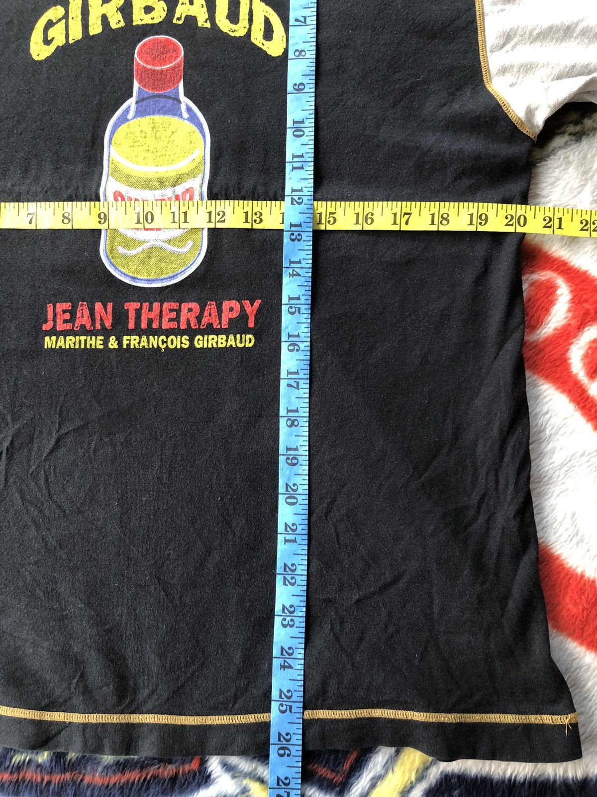 Marithe + Francois Girbaud Vintage Thrashed MFG Jean Therapy Shirt Tee Size US M / EU 48-50 / 2 - 7 Thumbnail