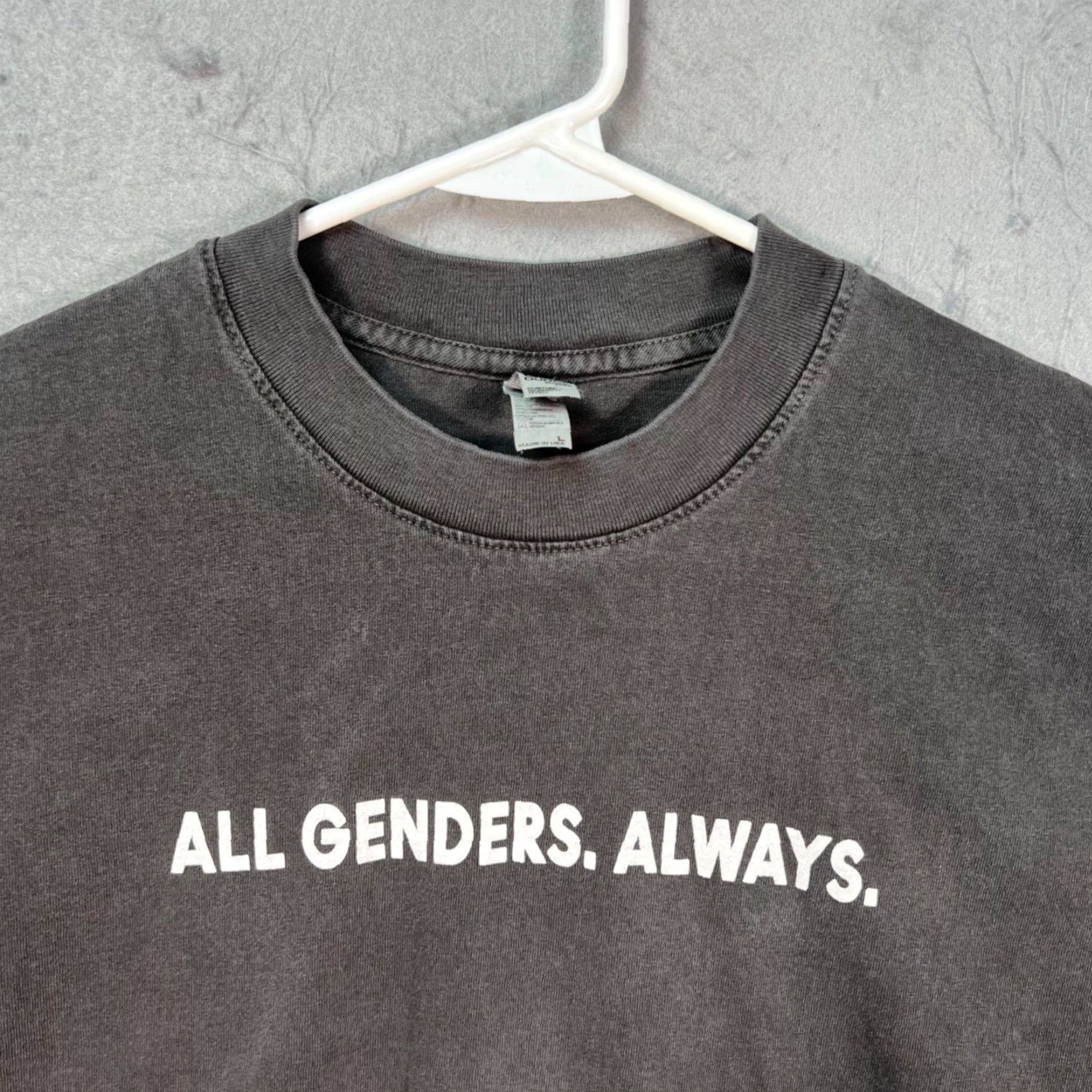 Los Angeles Apparel All Genders Always Pride Mac Cosmetics Graphic T-Shirt Adult Large Black Shirt Mens Size US L / EU 52-54 / 3 - 5 Thumbnail