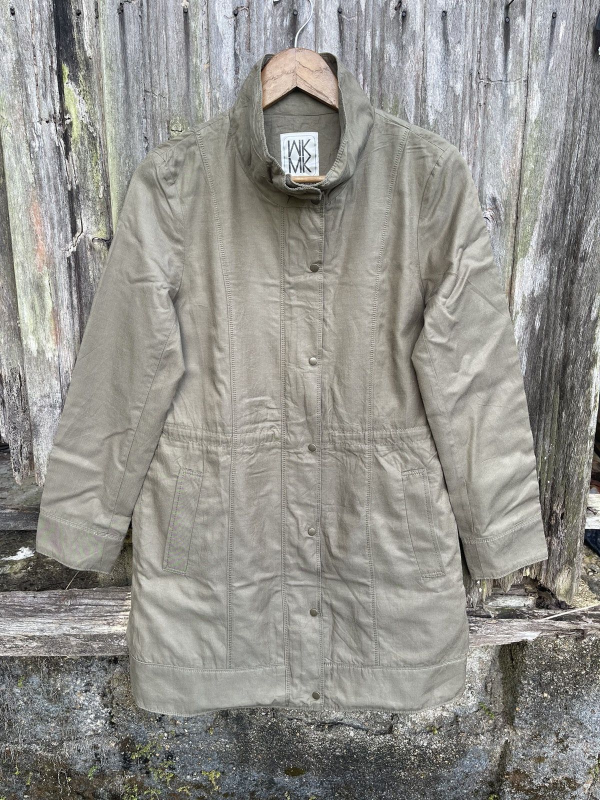 Designer Vintage Michel Klein WKMK Utility Coat Size M / US 6-8 / IT 42-44 - 1 Thumbnail