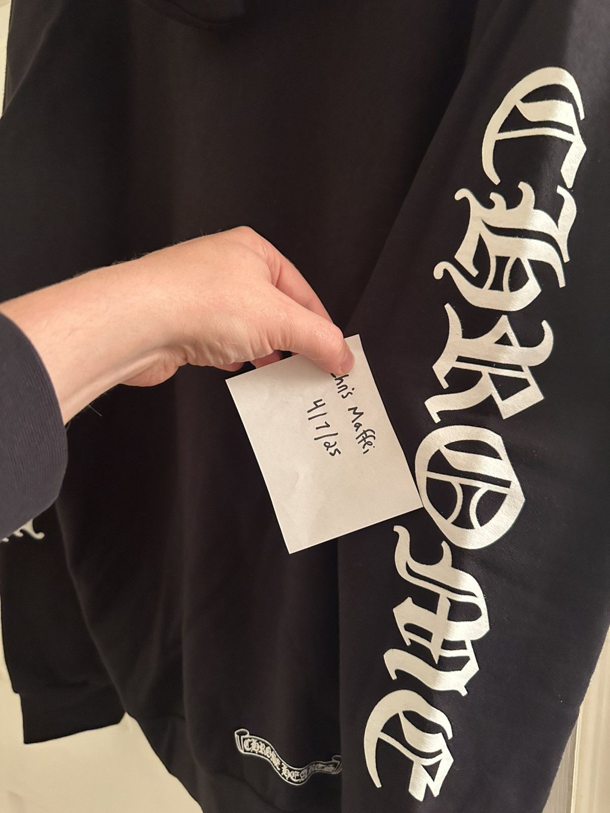 Chrome Hearts Chrome Hearts Script Pullover Hoodie Size US XL / EU 56 / 4 - 4 Thumbnail