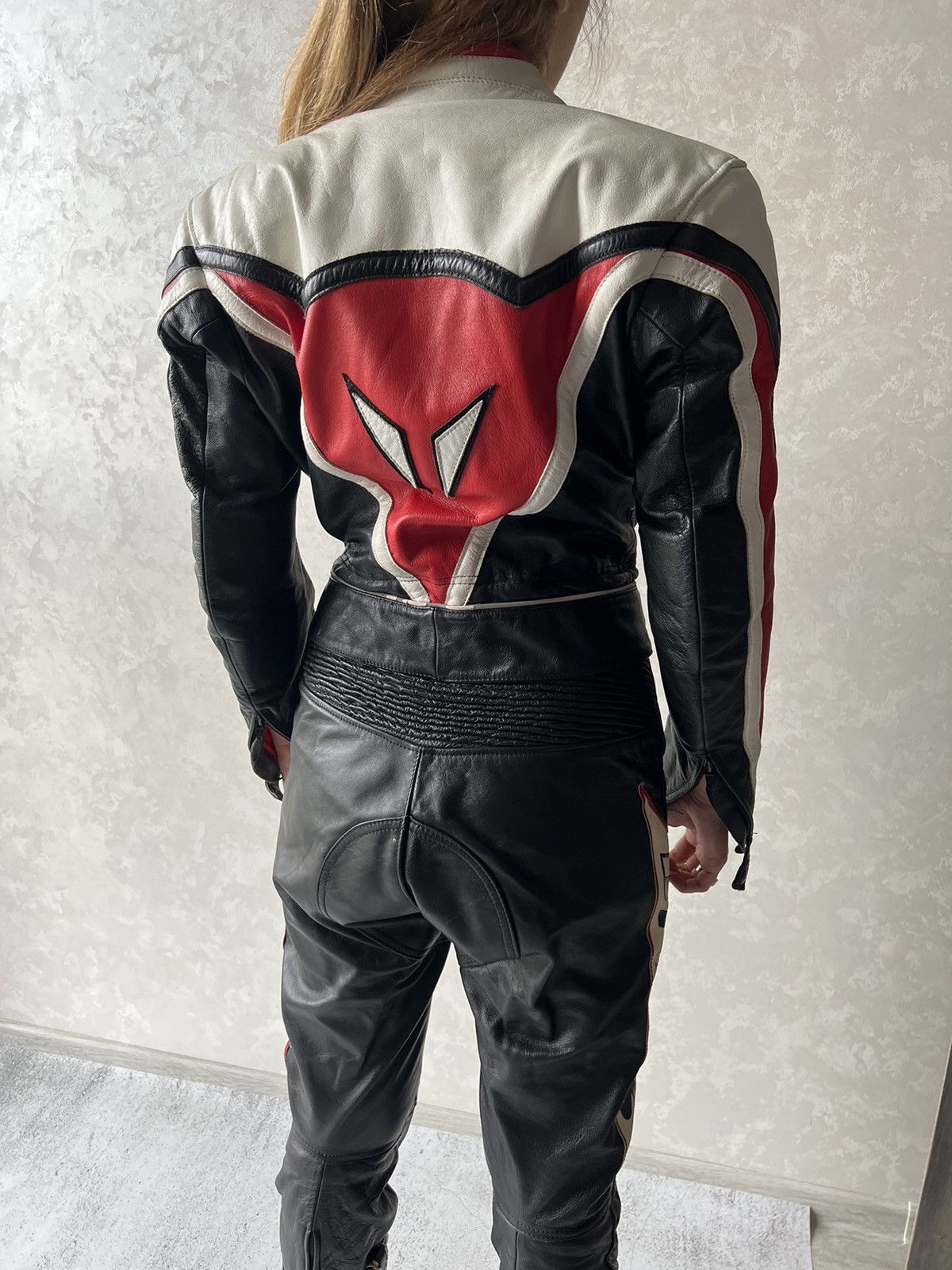 Dainese × Honda × Marlboro Dainese Vintage First Class Leather Motor Suit Jacket, Pants Size S / US 4 / IT 40 - 3 Thumbnail