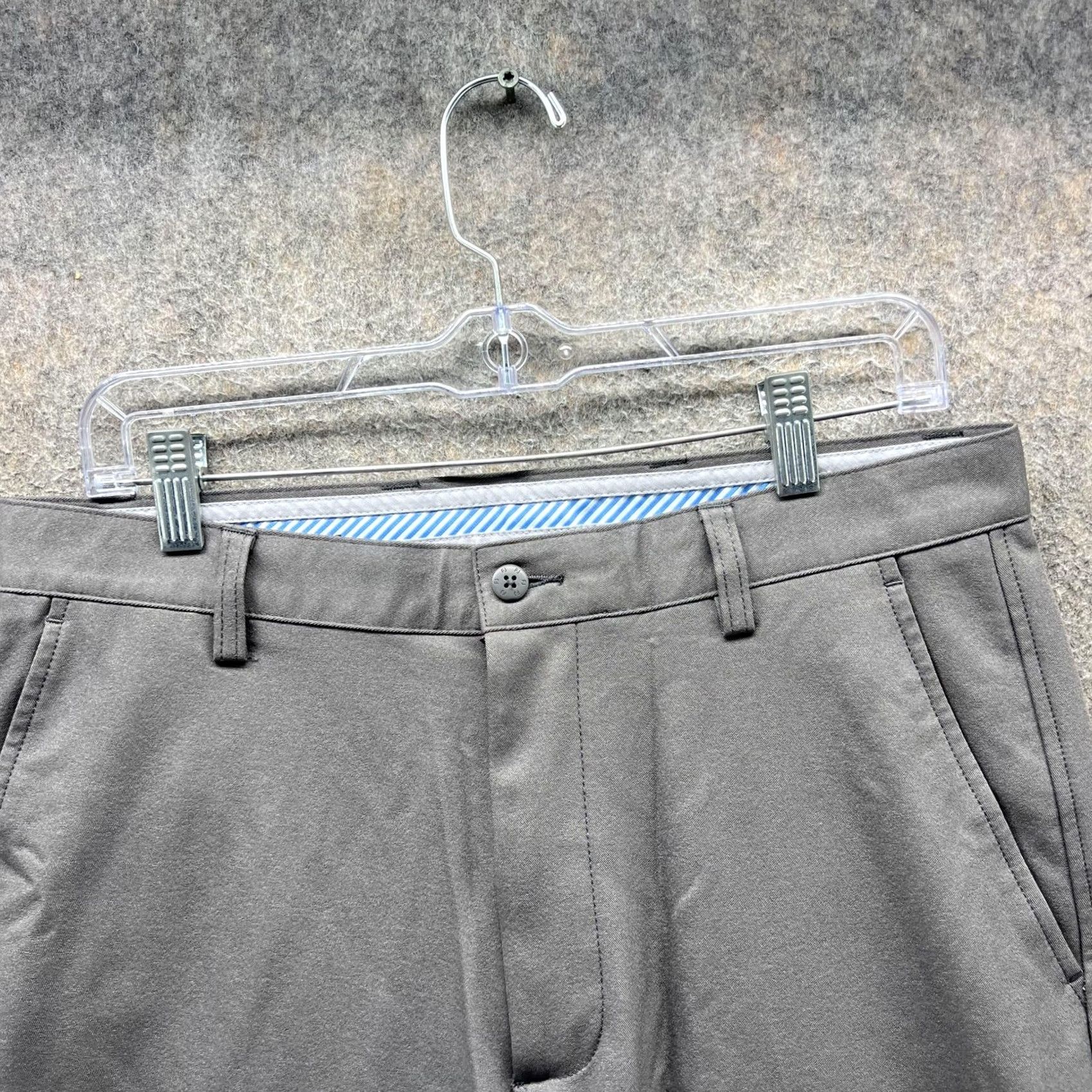 Footjoy FootJoy Pants Mens 32x30 Gray Performance Stretch Golf Trousers Flat Front Size US 32 / EU 48 - 4 Thumbnail