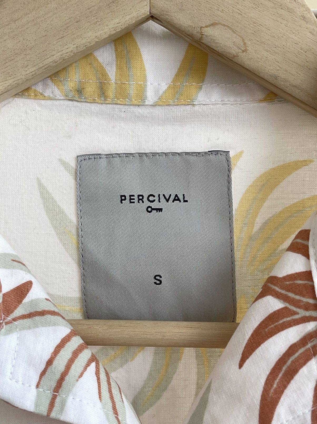 Percival Floral Print Camp Collar Cotton Linen Short Sleeve Shirt Size US S / EU 44-46 / 1 - 8 Thumbnail