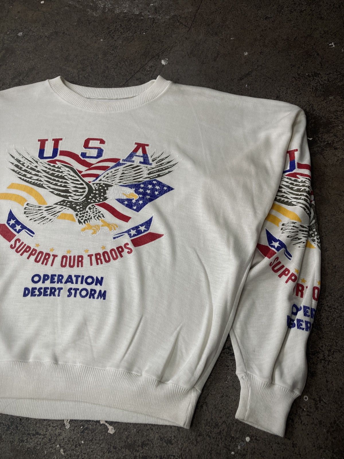 Harley Davidson × Vintage Vintage ‘91 Desert Storm Operation USA Propaganda Size US L / EU 52-54 / 3 - 3 Thumbnail