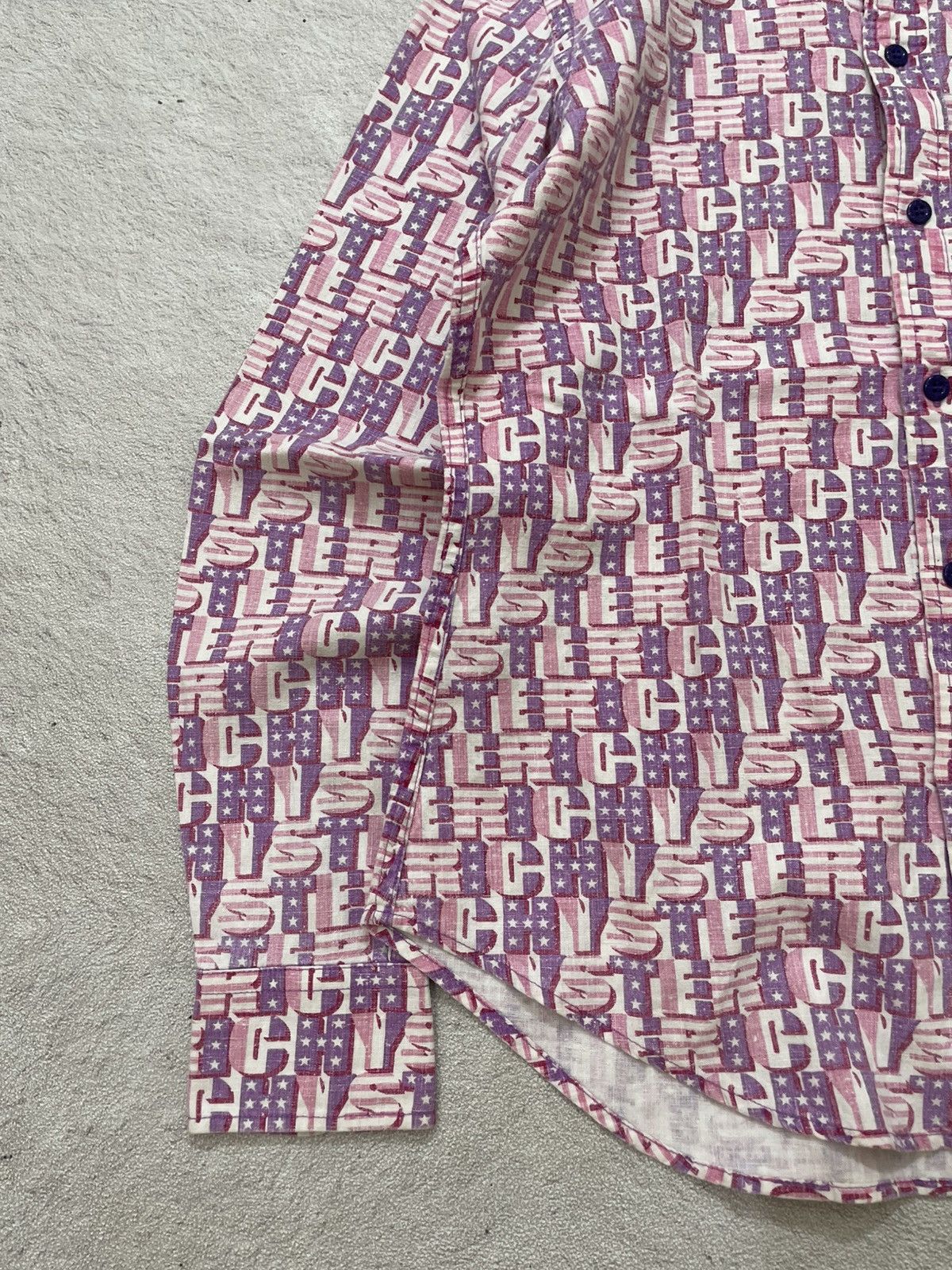 Hysteric Glamour 2000s Hysteric Archival Shirt Pink Monogram Print Y2K Ifsix Size US S / EU 44-46 / 1 - 3 Thumbnail