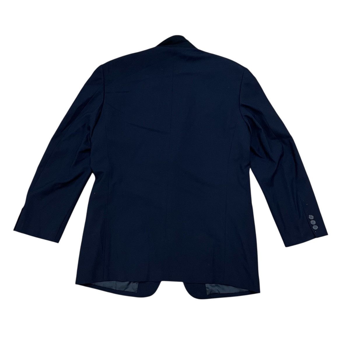 Yohji Yamamoto VINTAGE YOHJI YAMAMOTO NAVY BLUE BLAZER Size US M / EU 48-50 / 2 - 4 Thumbnail