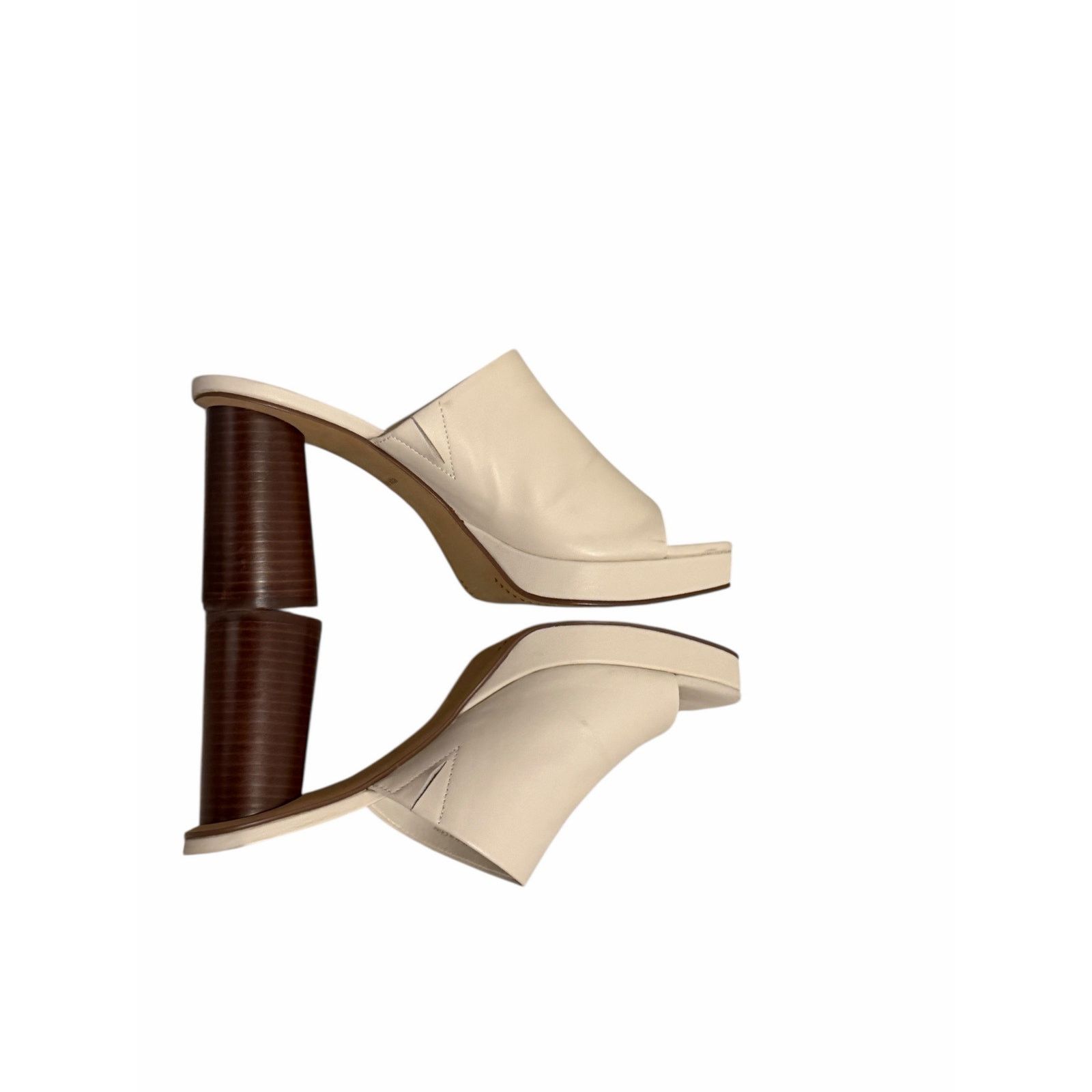Dolce Vita Dolce Vita Beige Anise Sand Nubuck Open Toe Platform Heels Size US 10 / IT 40 - 4 Thumbnail