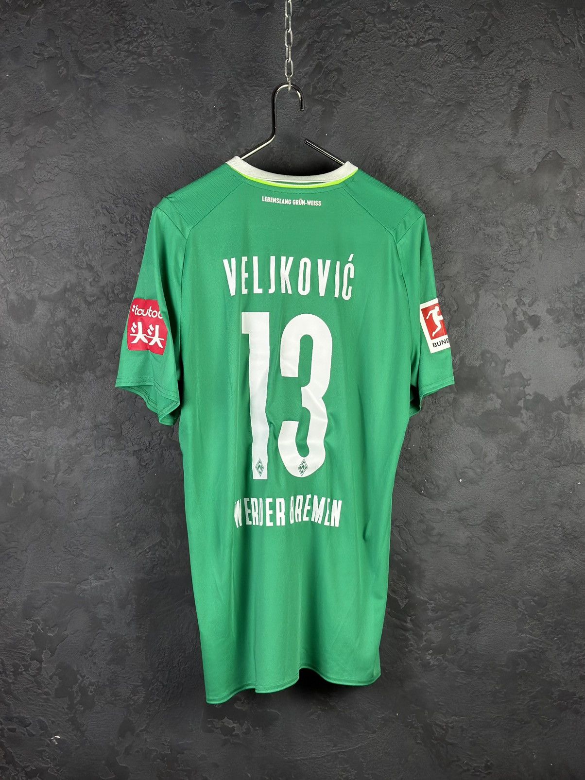 Umbro Umbro Werder Bremen VELCOVIC 13 Soccer Jersey Shirt Football Size US L / EU 52-54 / 3 - 2 Thumbnail