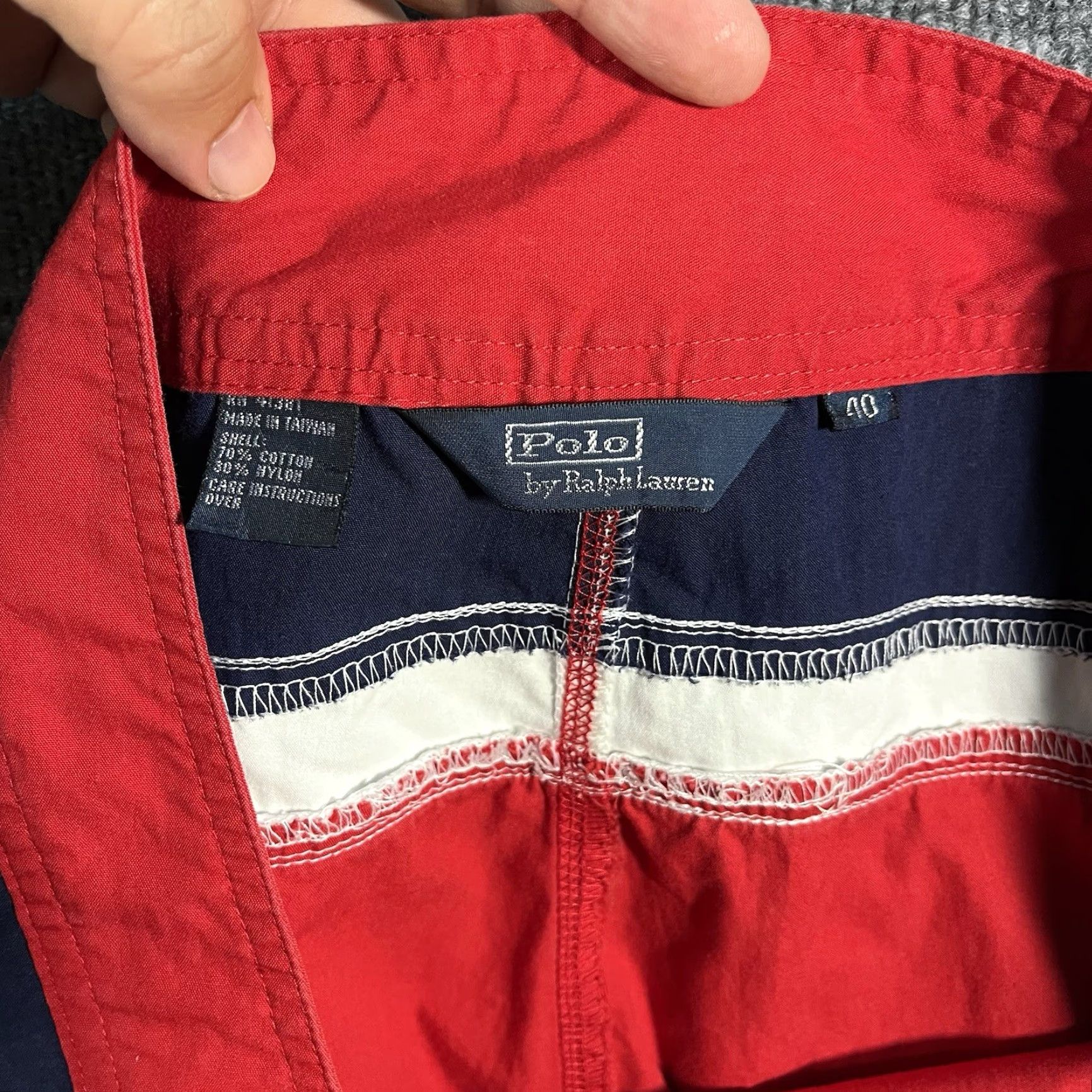 Polo Ralph Lauren Polo Ralph Lauren Swim Trunks Mens 40 Board Shorts Red 90s Hawaii Sports Beach Mens 40 Red Polo Ralph Lauren | Board Shorts | Mens Size US L / EU 52-54 / 3 - 4 Thumbnail