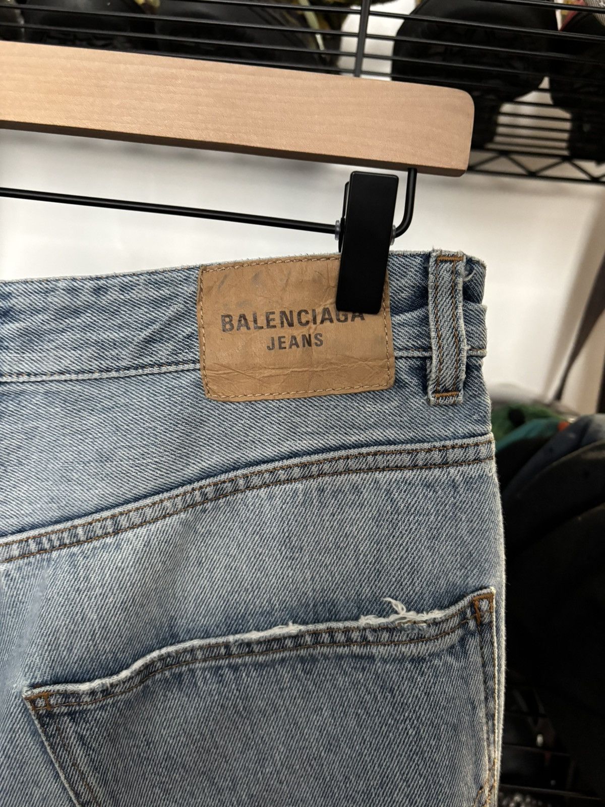 Balenciaga Balenciaga Drop Crotch Denim 26(fits 30-32) Unisex Size 26" / US 2 / IT 38 - 8 Thumbnail