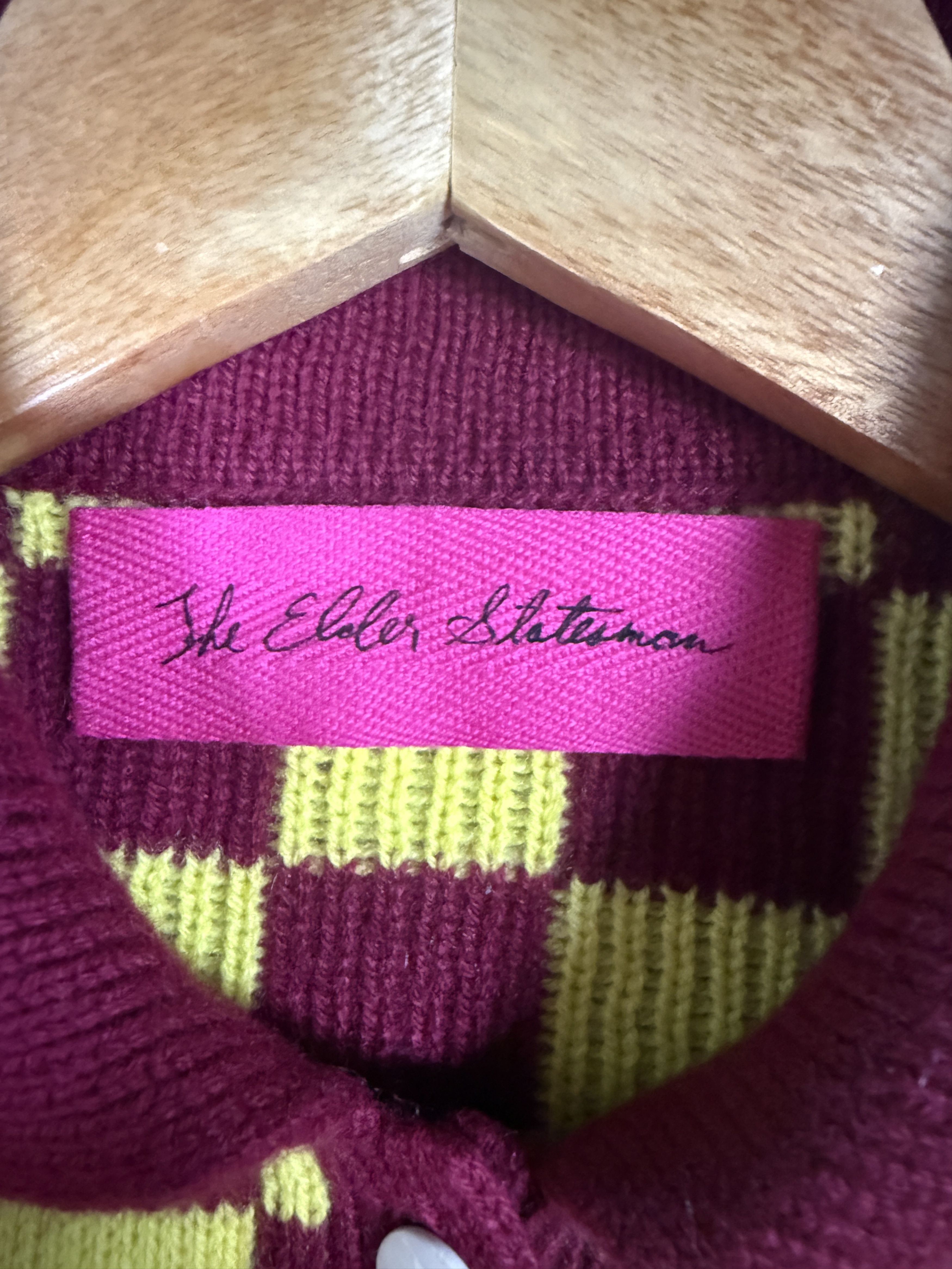 The Elder Statesman $1730 The Elder Statesman Checkered Button Dress Size XS / US 0-2 / IT 36-38 - 8 Thumbnail