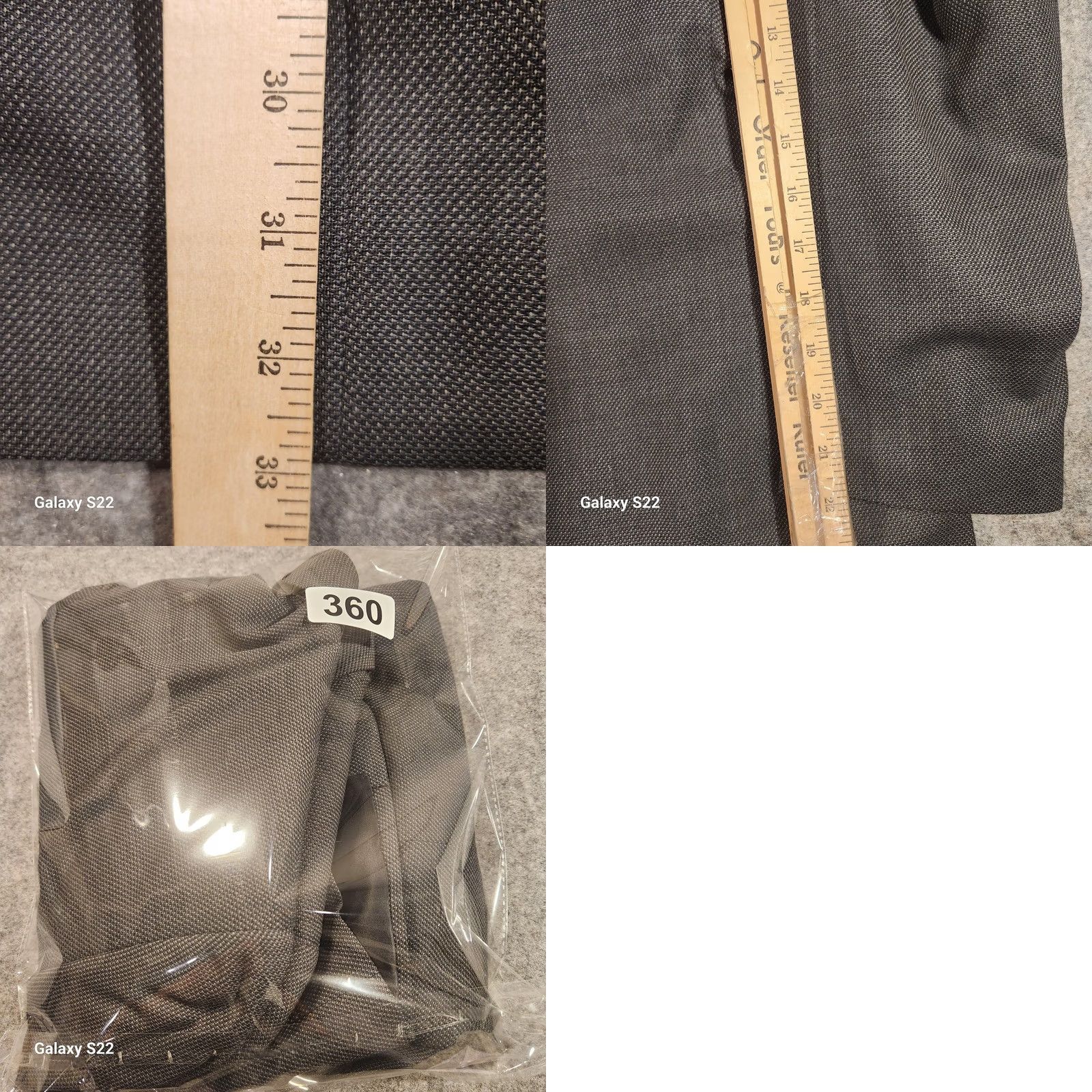 Canali Canali Proposta Sport Coat Mens 52 Regular Gray Wool Notch Lapel 3-Button Jacket Coat Long Geometric 2 Piece Size US L / EU 52-54 / 3 - 8 Thumbnail