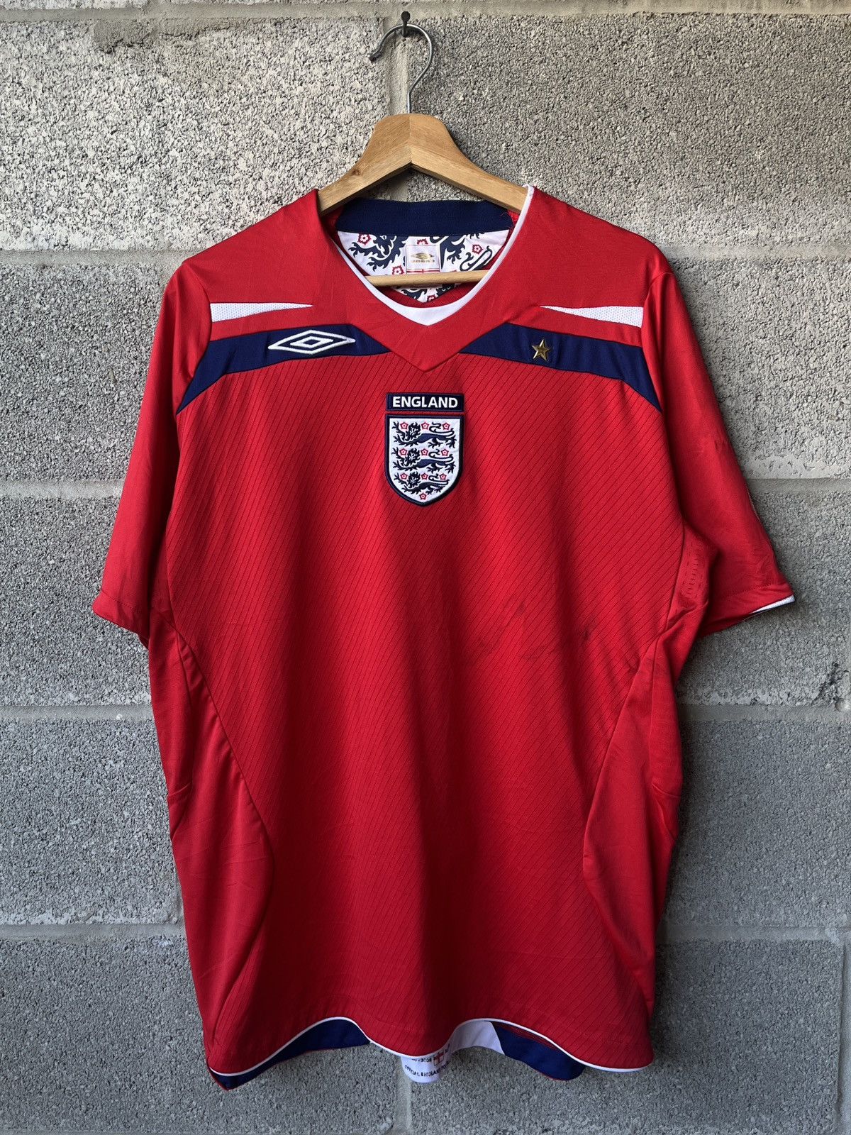 Adidas × Vintage Vintage Umbro England National Team Soccer Futbol Jersey Kit Size US L / EU 52-54 / 3 - 1 Thumbnail