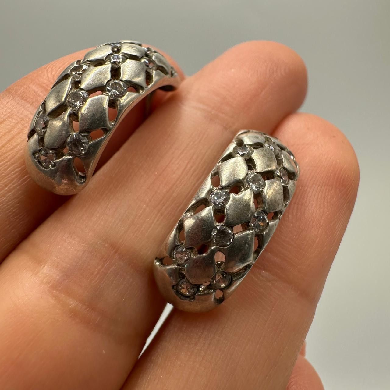 Sterling Silver Vintage 925 Sterling Silver Ukrainian Earrings Size ONE SIZE - 4 Thumbnail