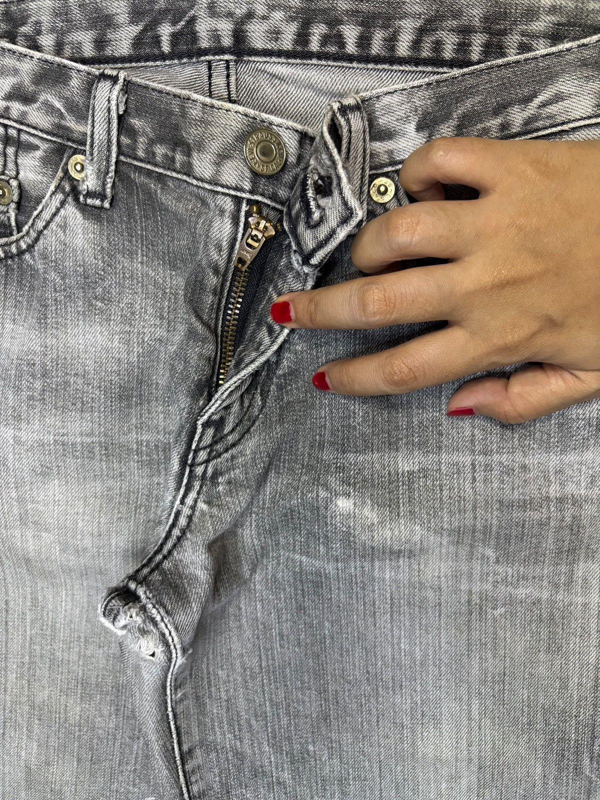 Levi's Vintage Japanese Levis Bootcut Faded Distressed Flare Jeans Size 28" / US 6 / IT 42 - 3 Thumbnail