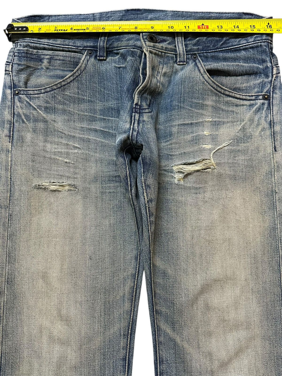Beams Japan Vintage Japanese Beams Mud Wash Faded Style Jeans Size US 32 / EU 48 - 12 Thumbnail