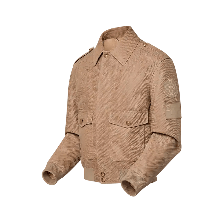 Louis Vuitton Epi Embossed Leather Flight Jacket Size US XL / EU 56 / 4 - 2 Thumbnail