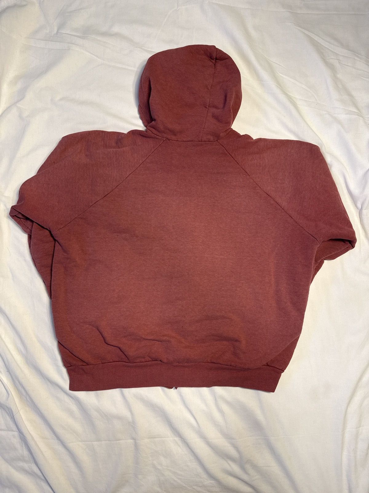 McGregor Vintage 80s Macgregor Faded Red Thermal Zip Hoodie Size US L / EU 52-54 / 3 - 3 Thumbnail