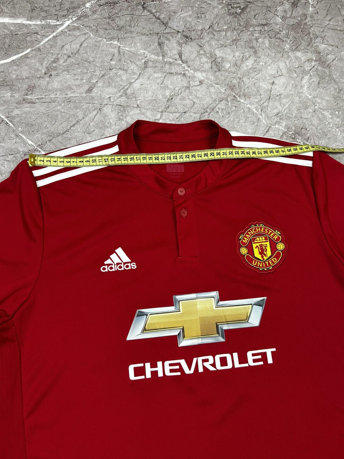 Adidas ADIDAS MANCHESTER UNITED 2018 LUKAKU FOOTBALL SOCCER JERSEY Size US XL / EU 56 / 4 - 12 Thumbnail