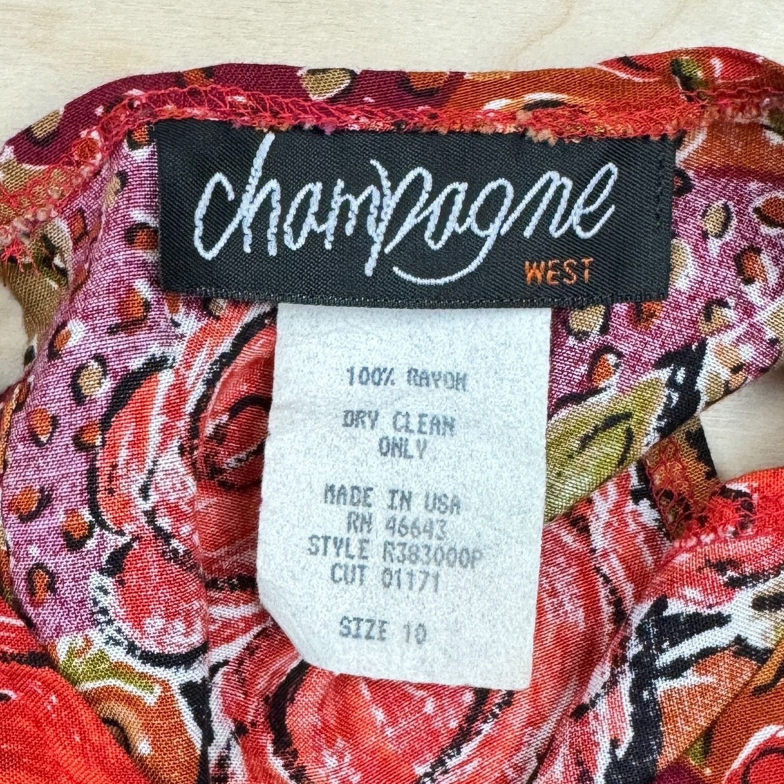 Vintage 1980s Sleeveless Floral & Patchwork Print Belted Midi Dress Size S / US 4 / IT 40 - 5 Thumbnail