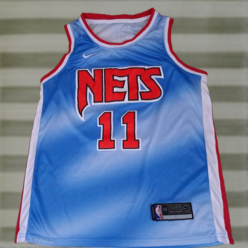 Nike Nike New York Knicks Basketball Swingman Stitched Jersey Tyrie Irving #11 L Blue EUC Sweatshirt Mens Size US L / EU 52-54 / 3 - 1 Thumbnail