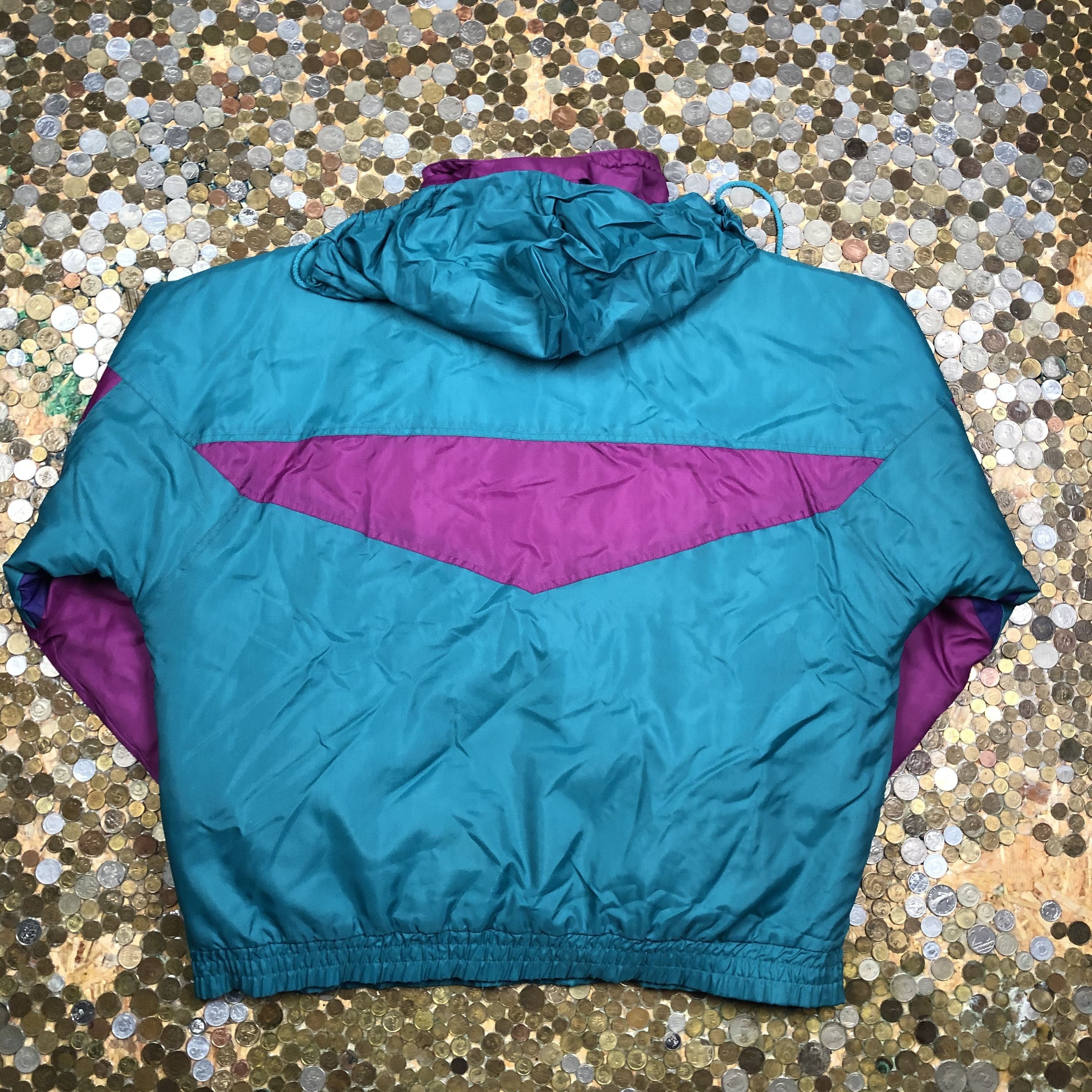 Vintage Vintage Bomber anorak jacket with hoodie Size US XXL / EU 58 / 5 - 4 Thumbnail