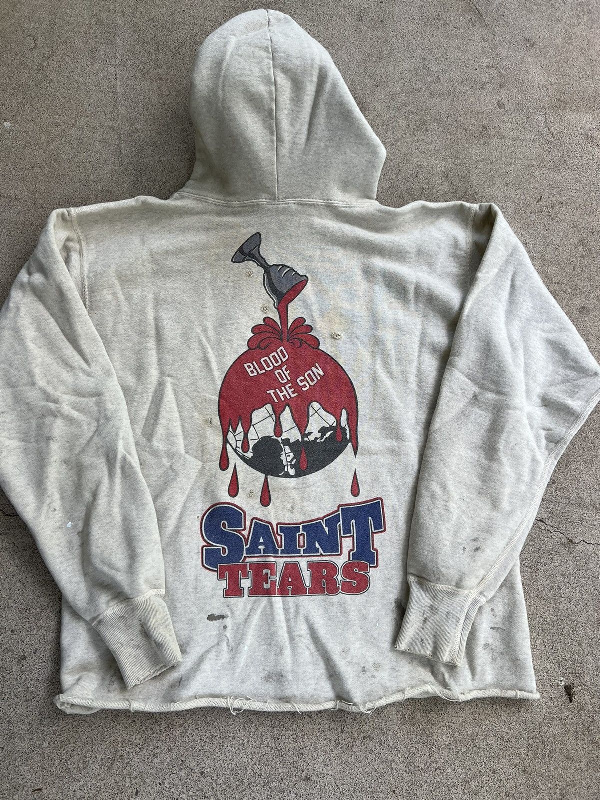 Saint Michael Saint Michael x Denim Tears Holy Grail Hoodie Size US L / EU 52-54 / 3 - 3 Thumbnail