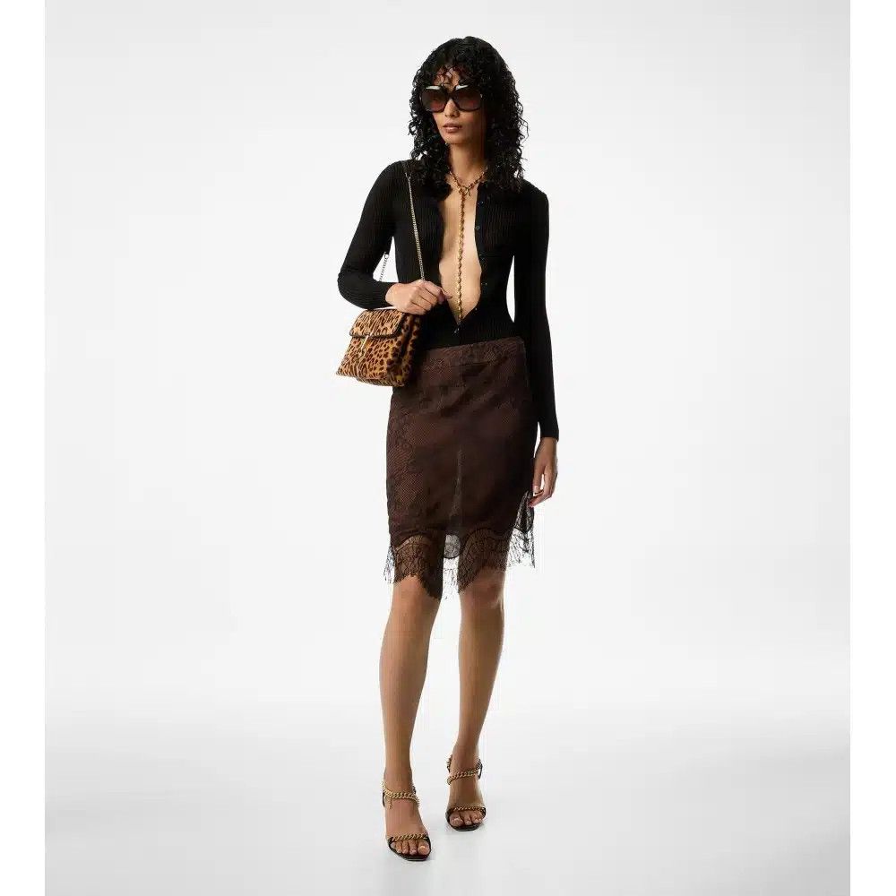 Tom Ford o1loc1c0325 W3342 Shiny Leather Zenith Sandals in Black Gold Size US 8 / IT 38 - 4 Thumbnail