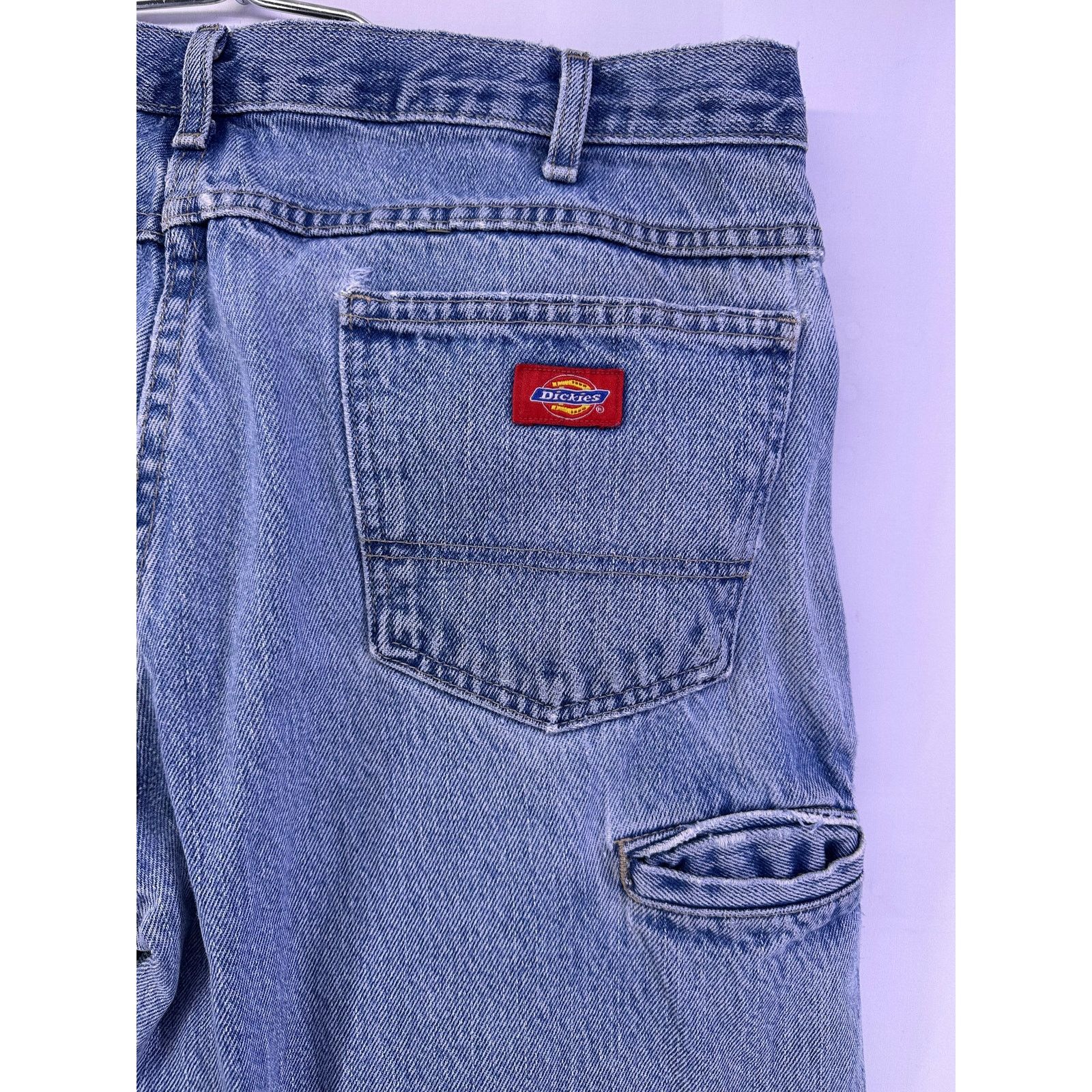 Dickies Blue Dickies Rough Patched Demin Jeans Size 36/34 Size US 36 / EU 52 - 12 Thumbnail