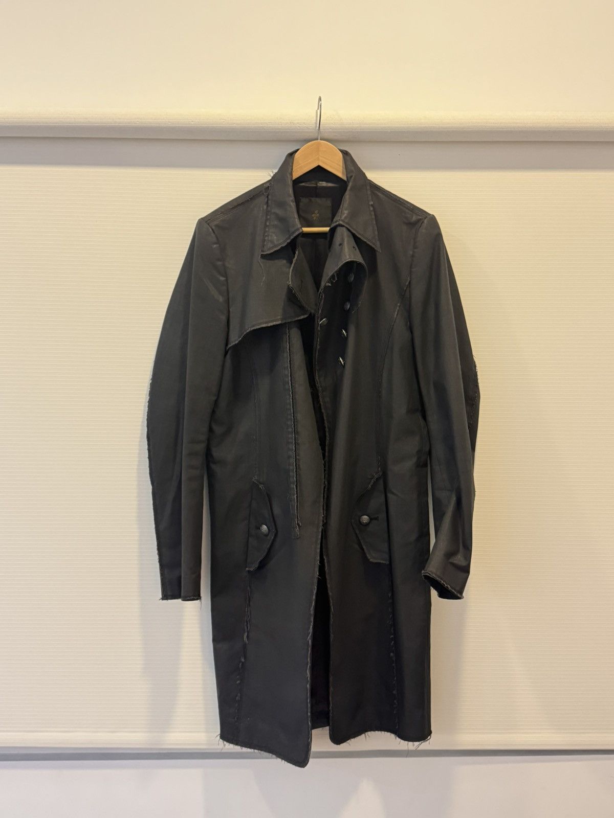 Ato Matsumoto ato by Ato Matsumoto F/W2006 - Coated Rider Coat Size US M / EU 48-50 / 2 - 2 Thumbnail