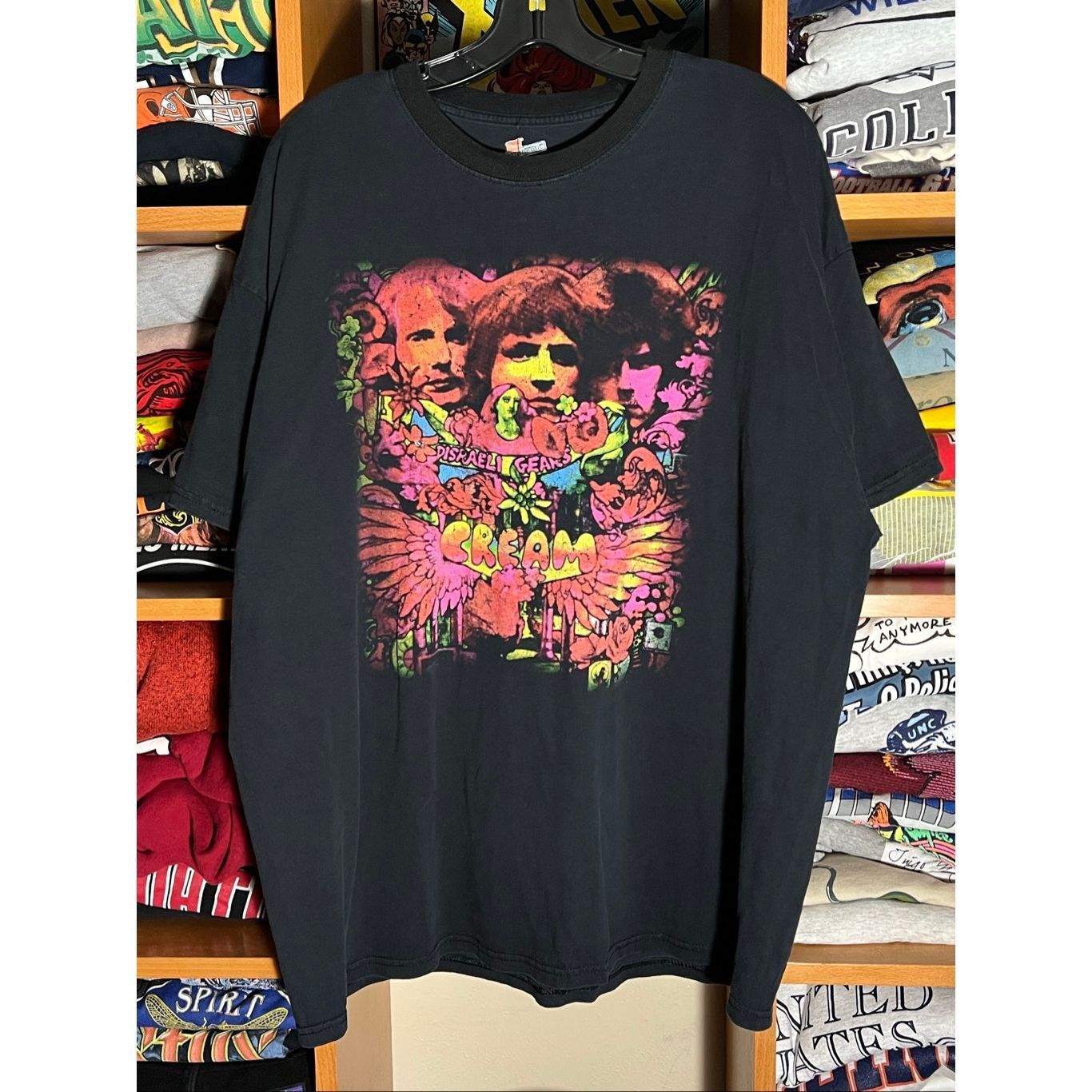 Hanes Vintage Y2K Cream Disraeli Gears 2003 Tour Tee Size US XL / EU 56 / 4 - 1 Thumbnail