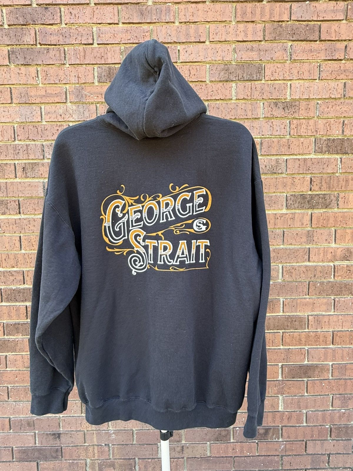 Port & Company George Strait Hoodie Men 2XL Black L/S Full Zip Sweatshirt Size US XXL / EU 58 / 5 - 1 Thumbnail