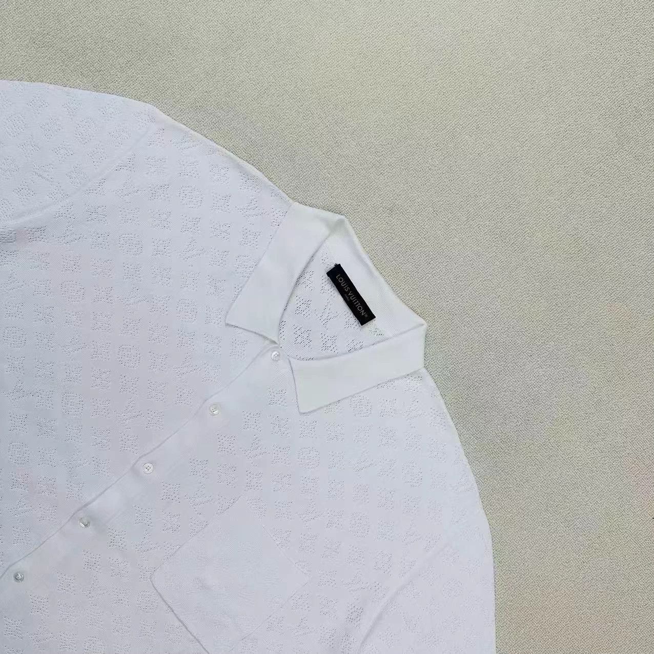 Louis Vuitton Louis Vuitton Monogram Hole Cutout Short Sleeve Shirt 4L Size US XXL / EU 58 / 5 - 3 Thumbnail